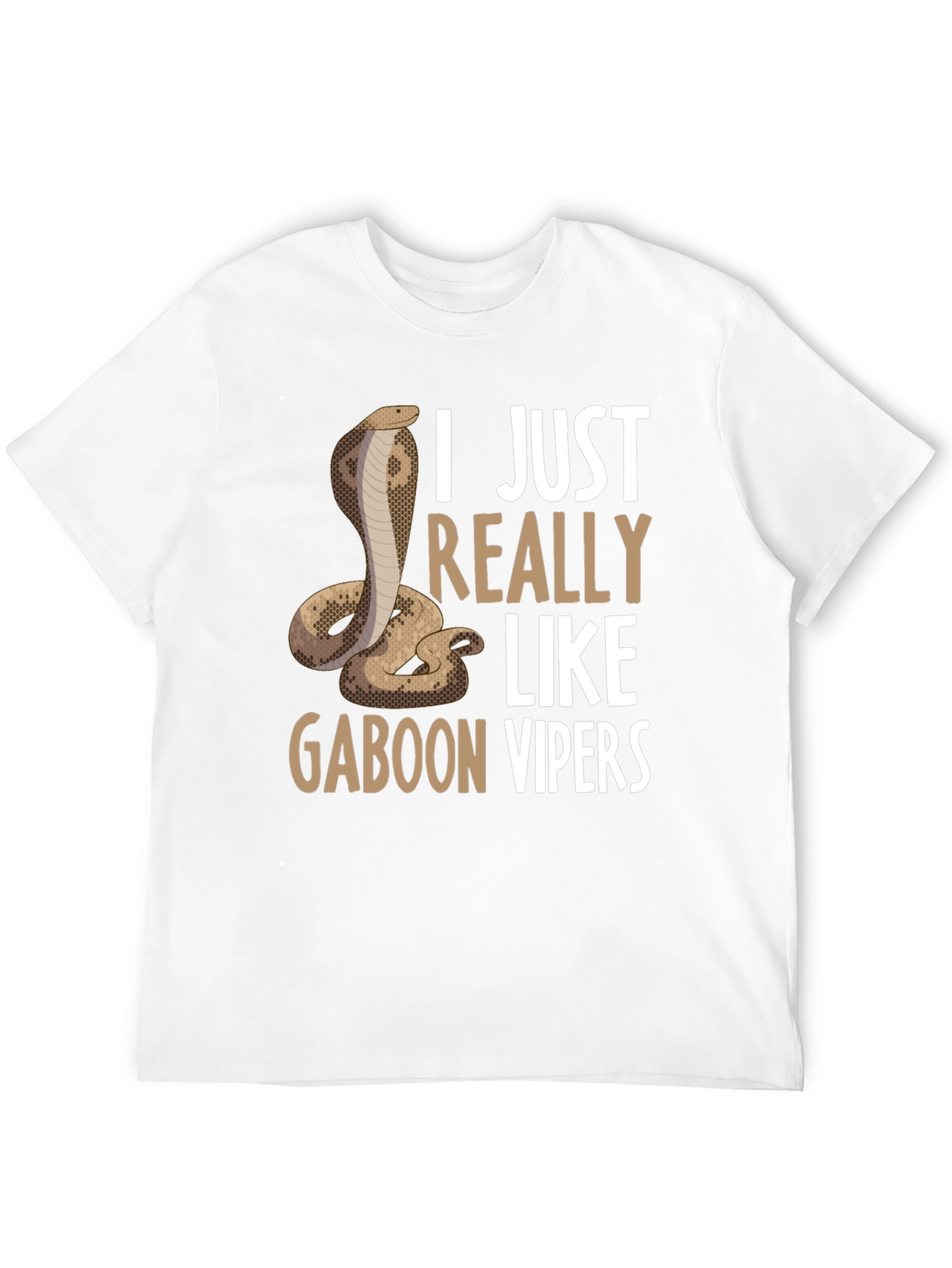 Black Gaboon Viper T-Shirt view 12