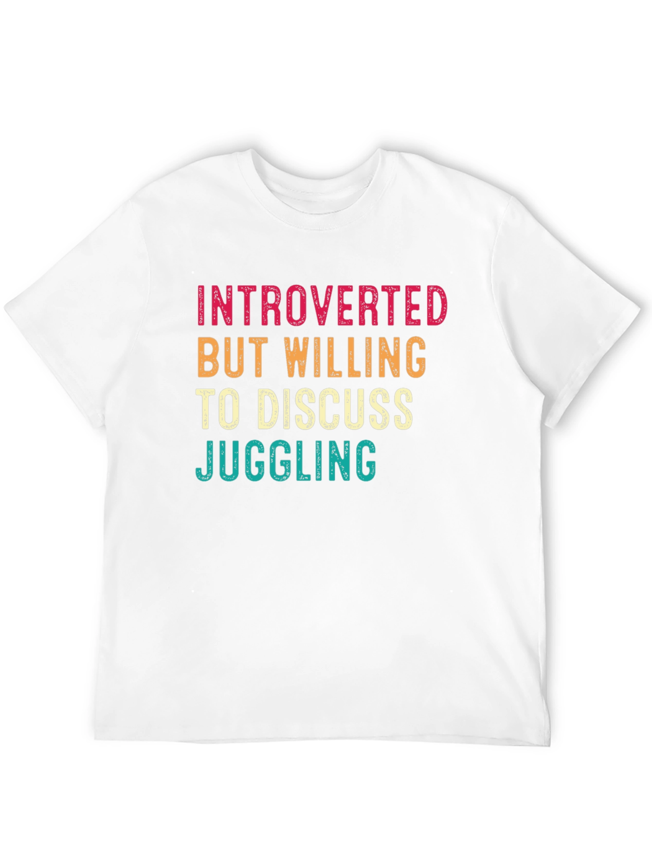 Black Introverted Juggling Enthusiast T-Shirt view 12