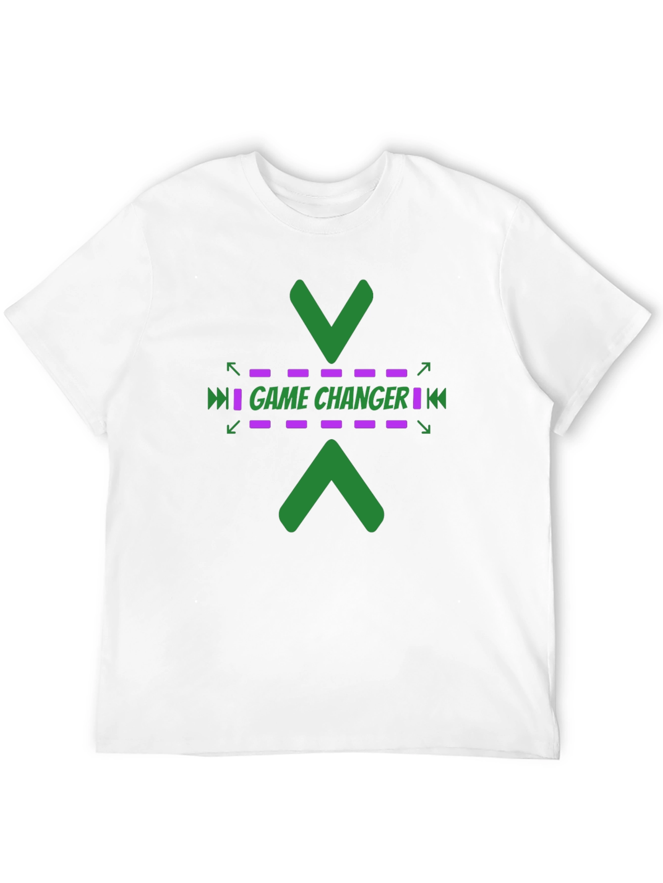 Black Game Changer Graphic Tee - Stylish Black T-Shirt view 12