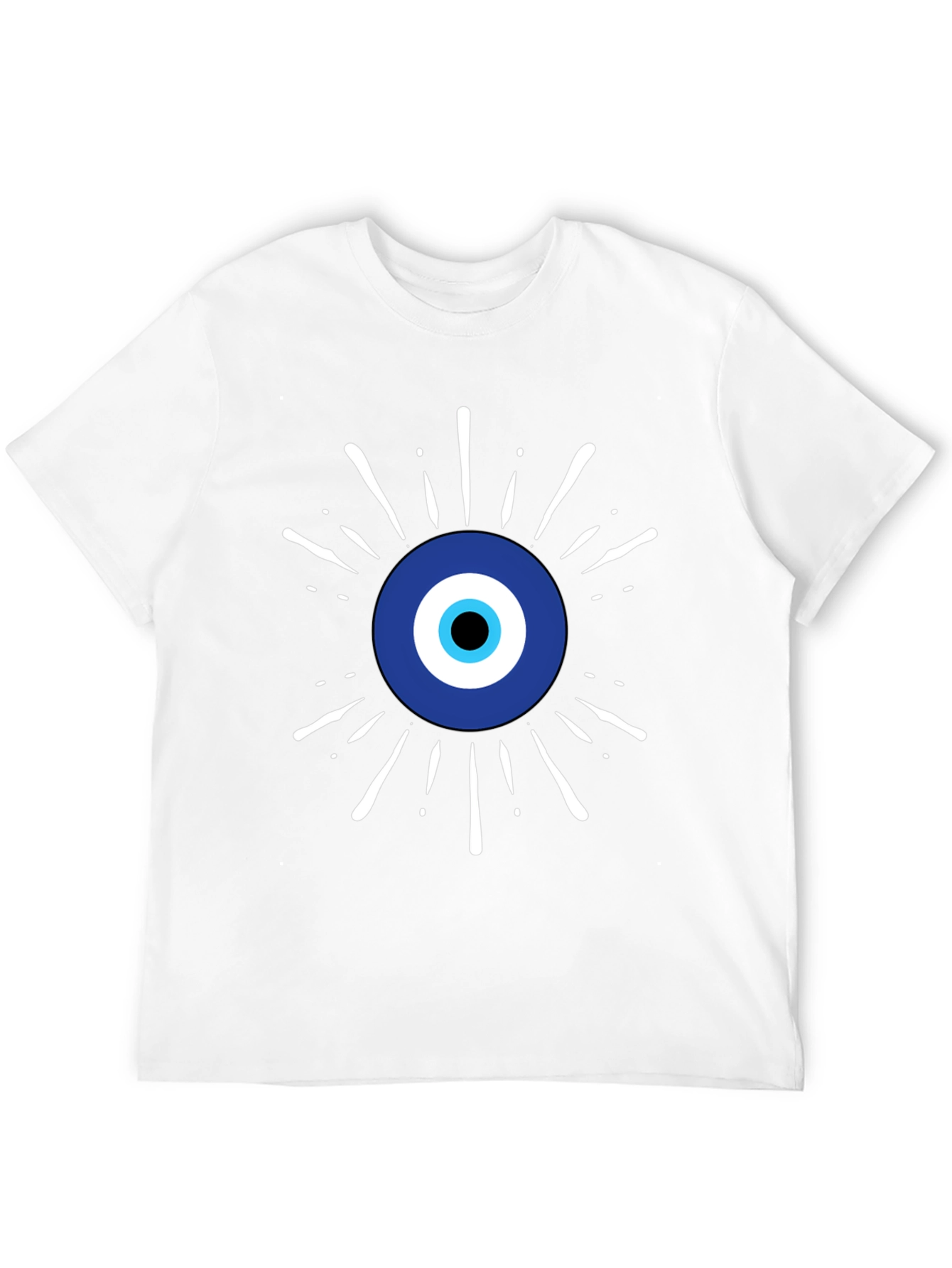 Black Evil Eye Graphic Tee - Stylish Protection view 12