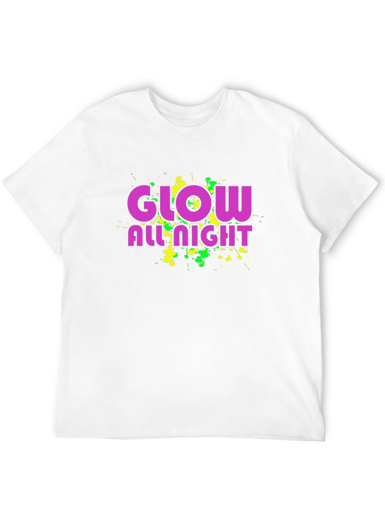 Black Glow All Night Black T-Shirt view 12