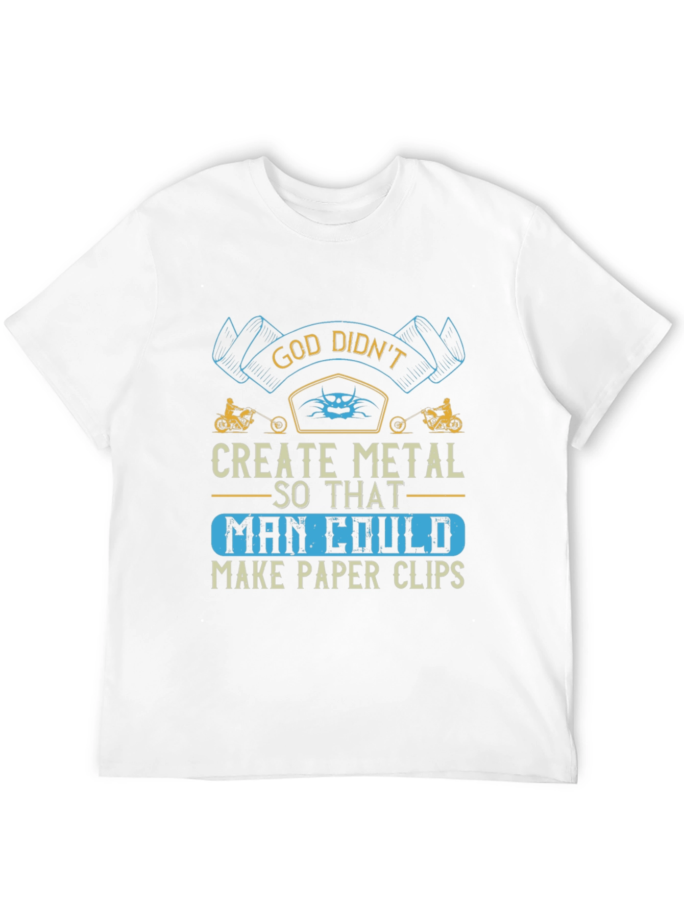Black God Didn't Create Metal Funny Graphic T-Shirt view 12