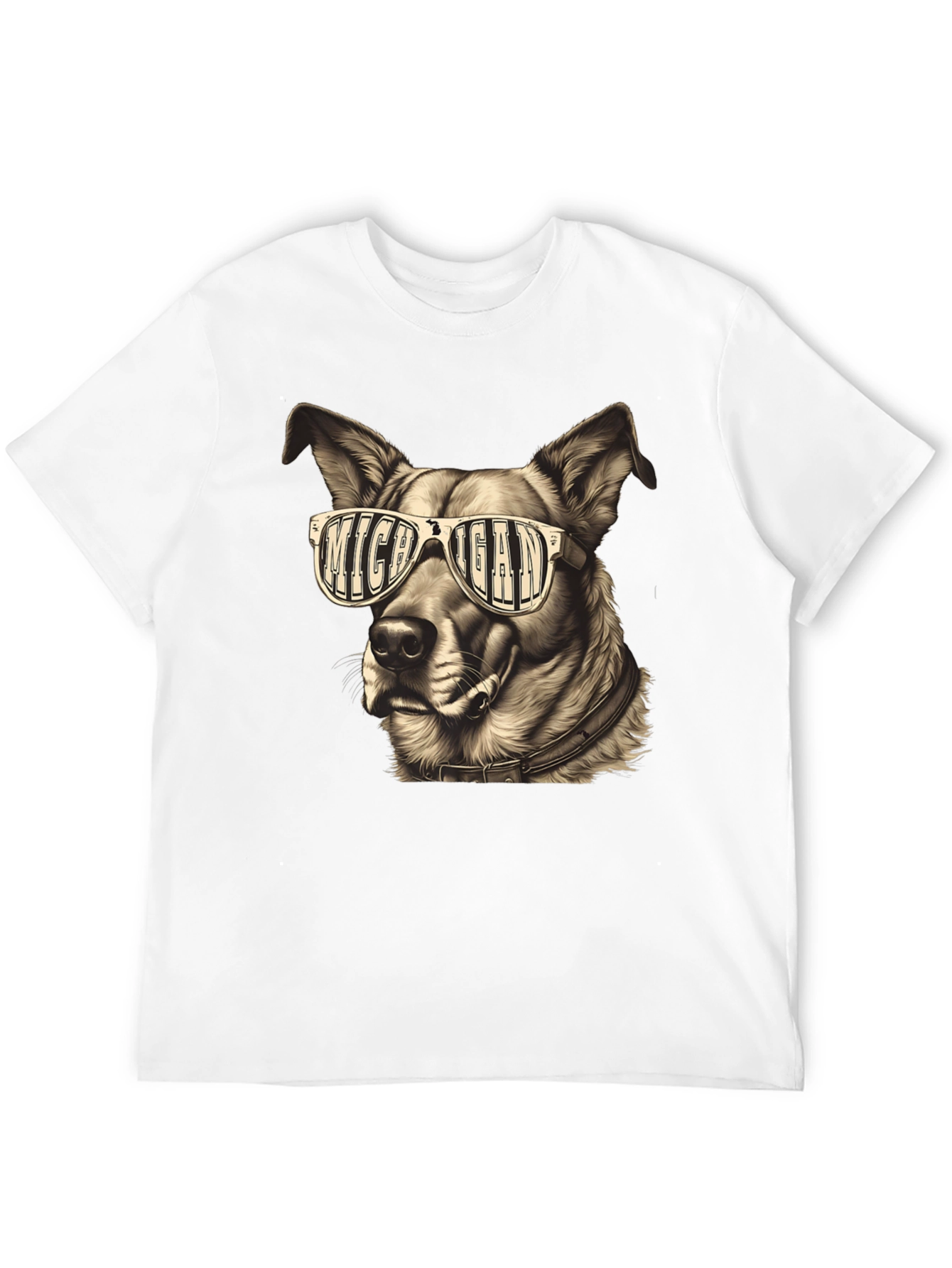 Black Cool Dog Graphic Tee - Michigan Pride view 12