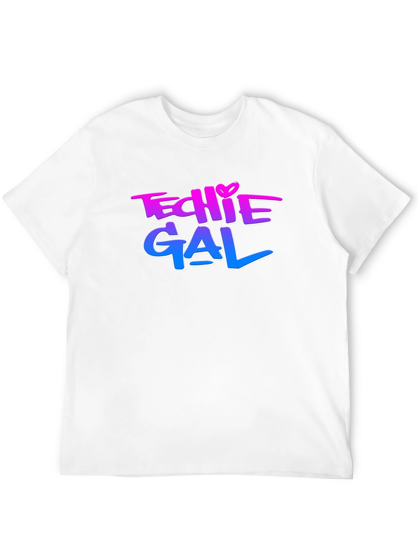 Black Techie Gal Graphic Tee - Trendy Women's T-Shirt view 12