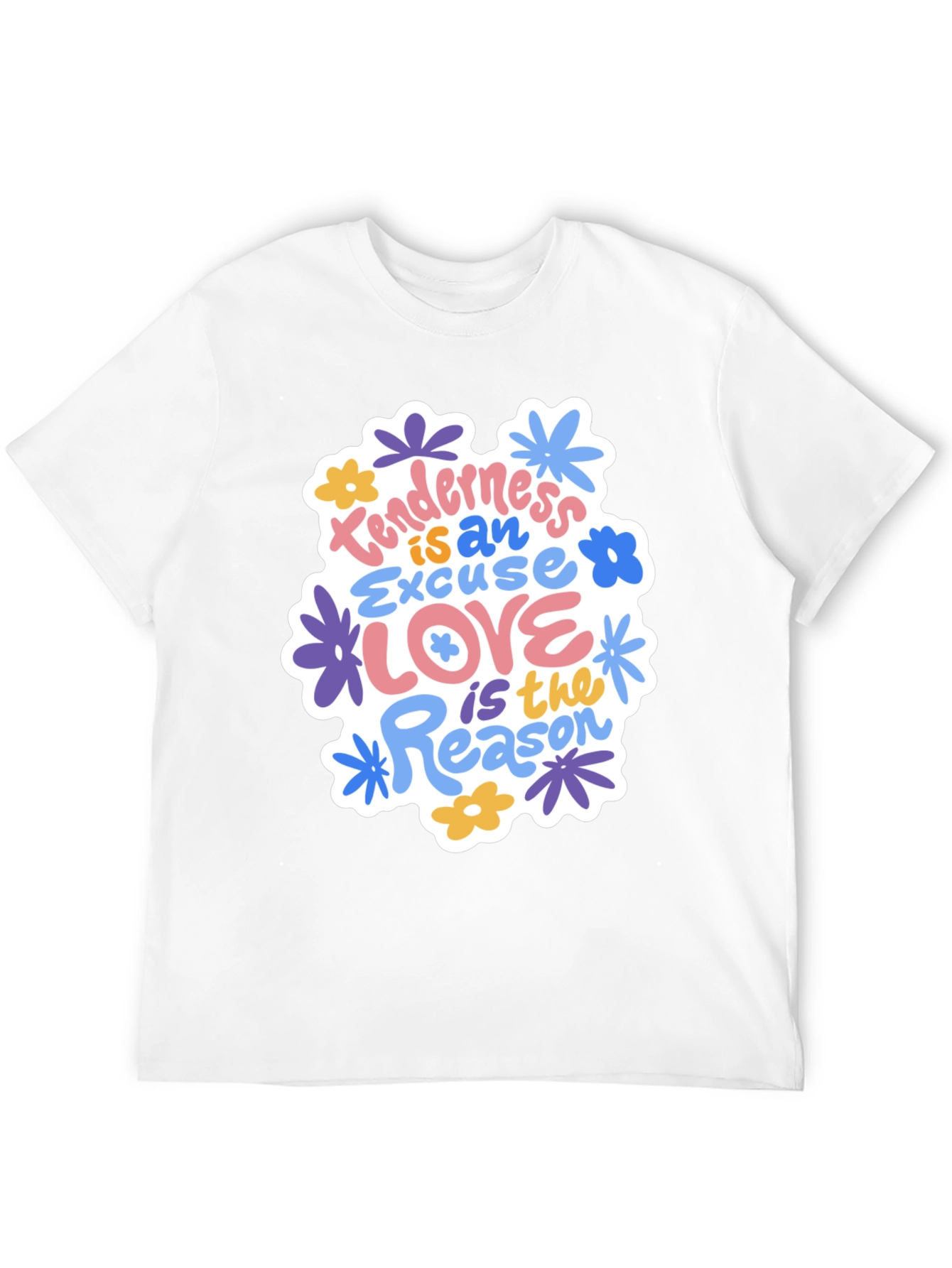 Black Tenderness is an Excuse Love Reason Graphic Tee view 12