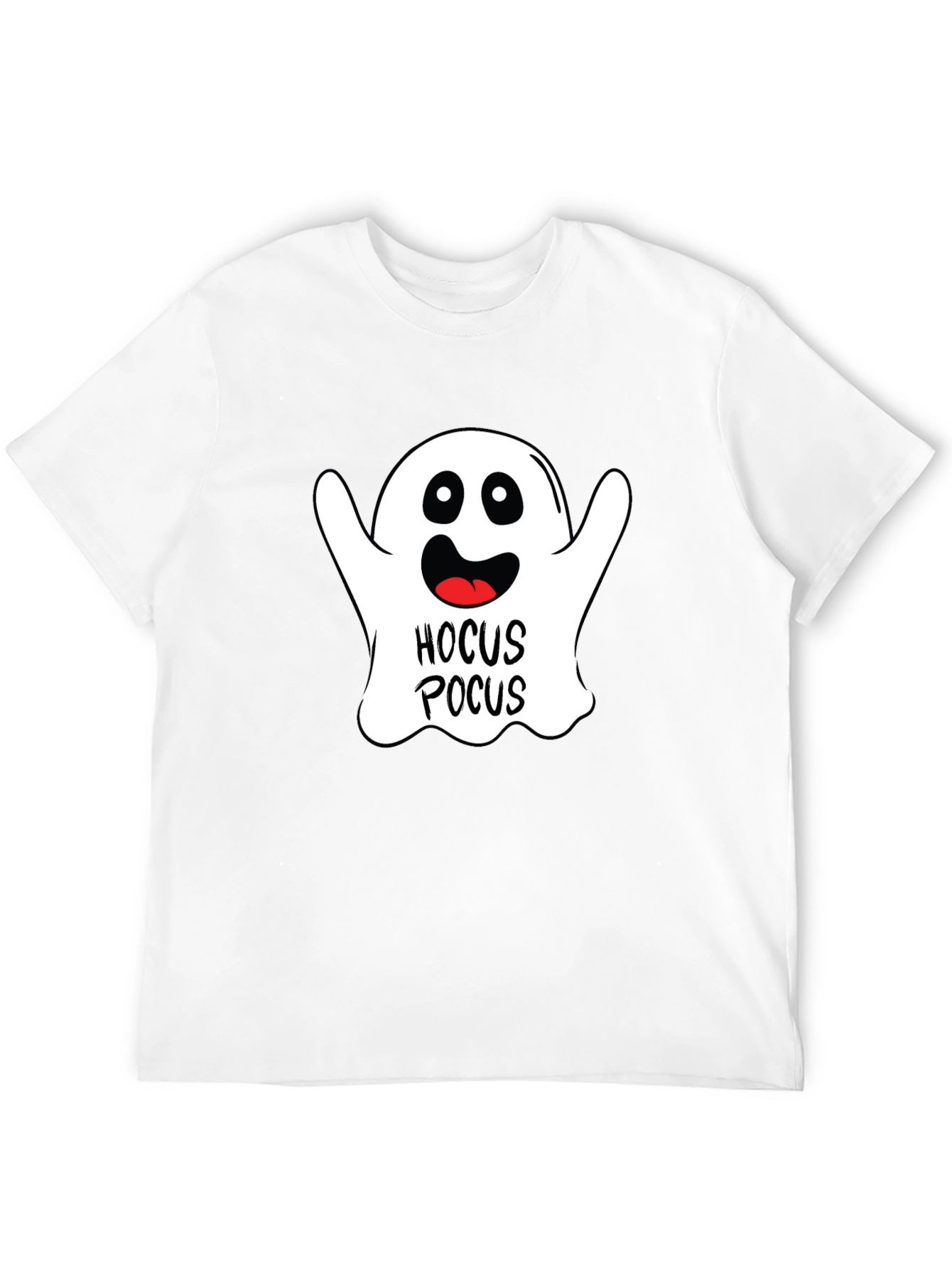 Black Hocus Pocus Ghost Halloween T-Shirt view 12