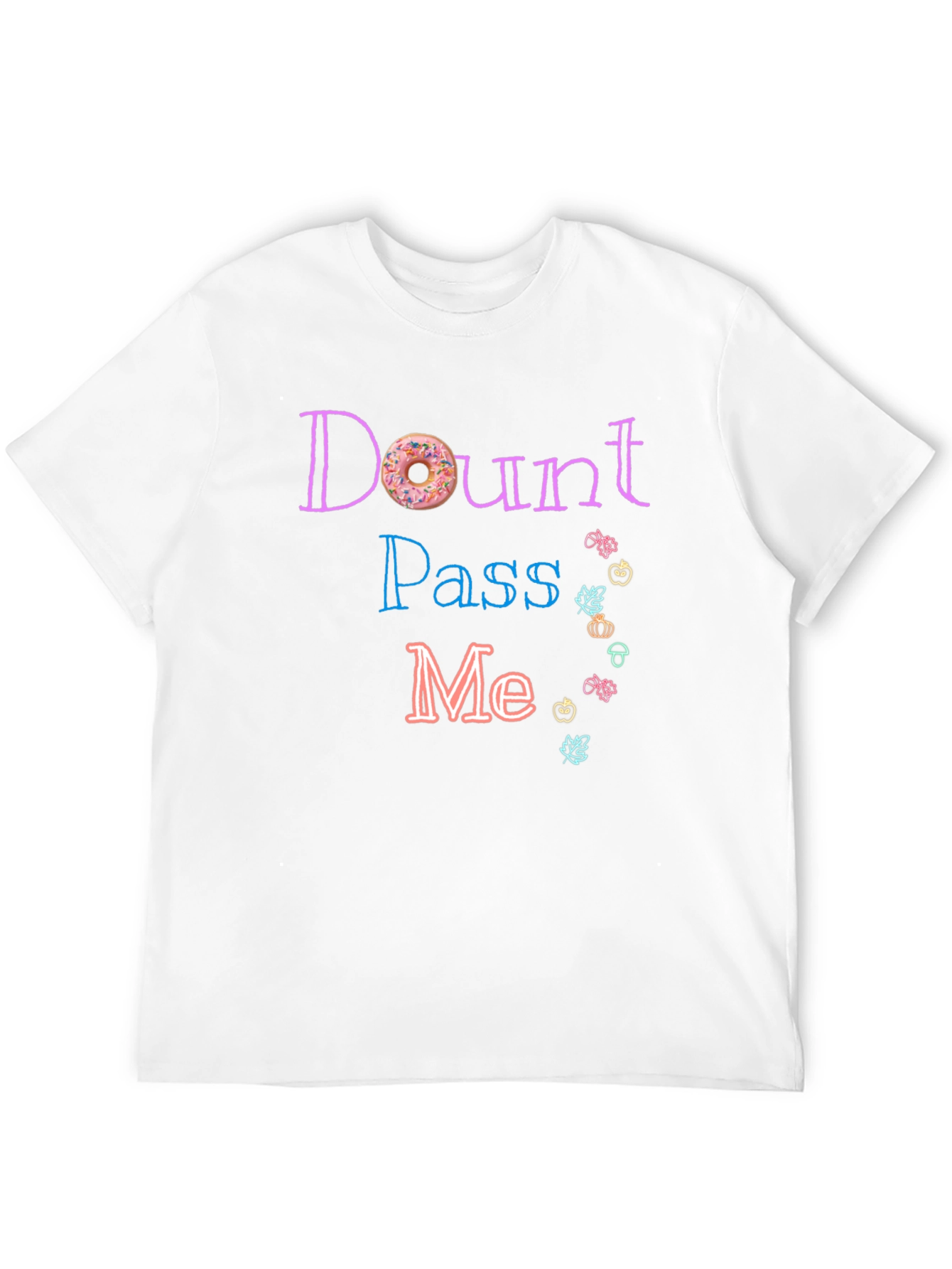 Black Donut Pass Me T-Shirt - Funny Foodie Tee view 12