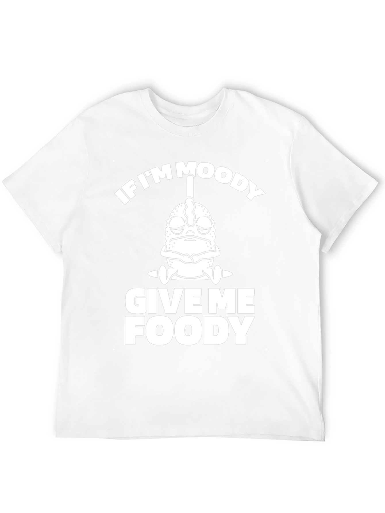 Black Moody Foody T-Shirt - Funny Foodie Tee view 12