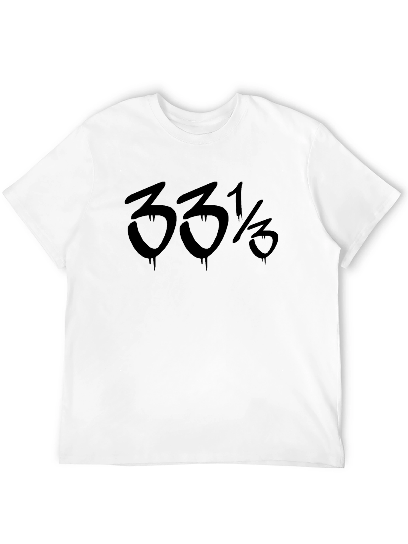 Black 33 1/3 RPM Black Graphic Tee view 12