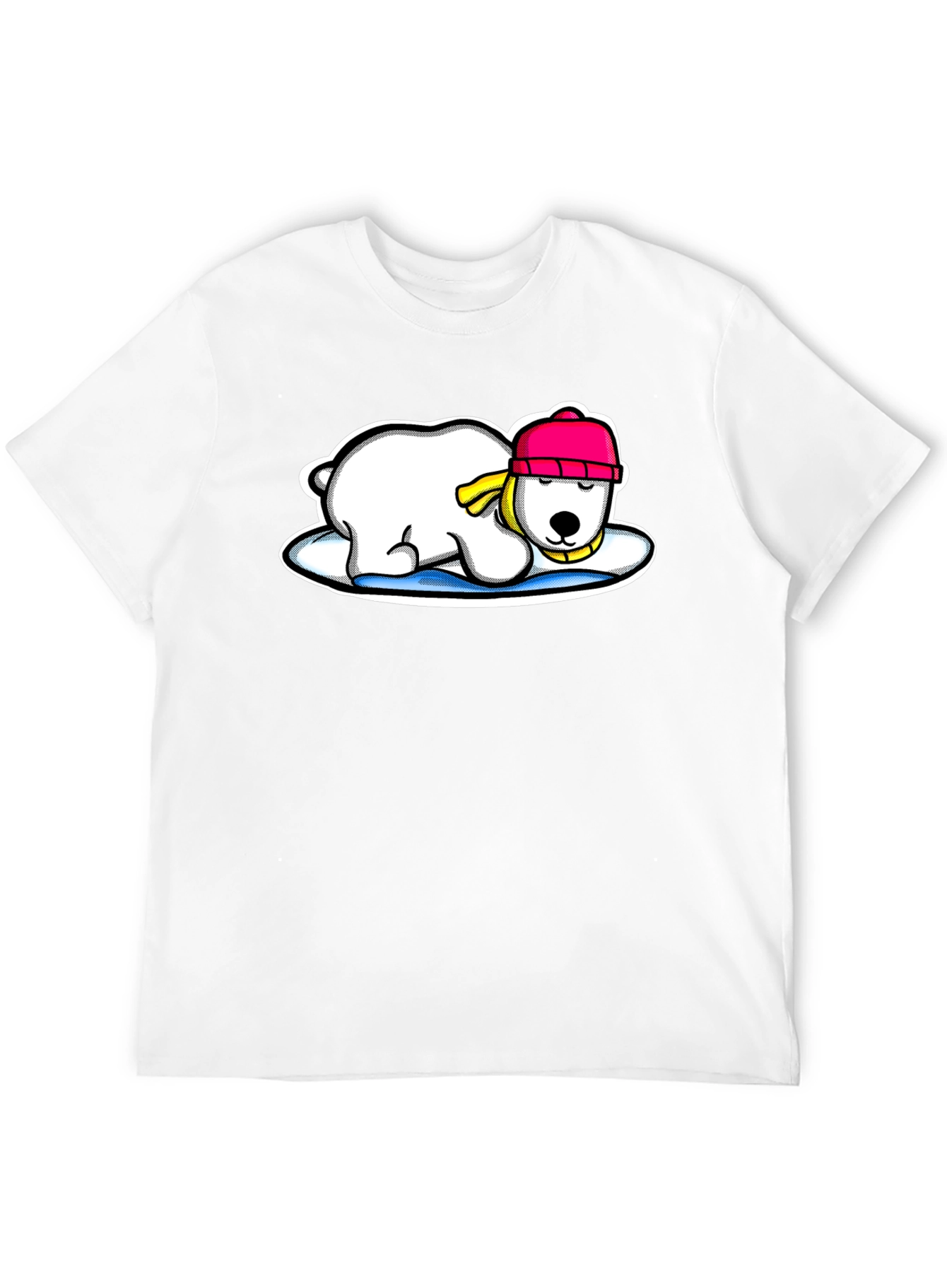 Black Polar Bear Graphic Tee - Cute Winter Style view 12
