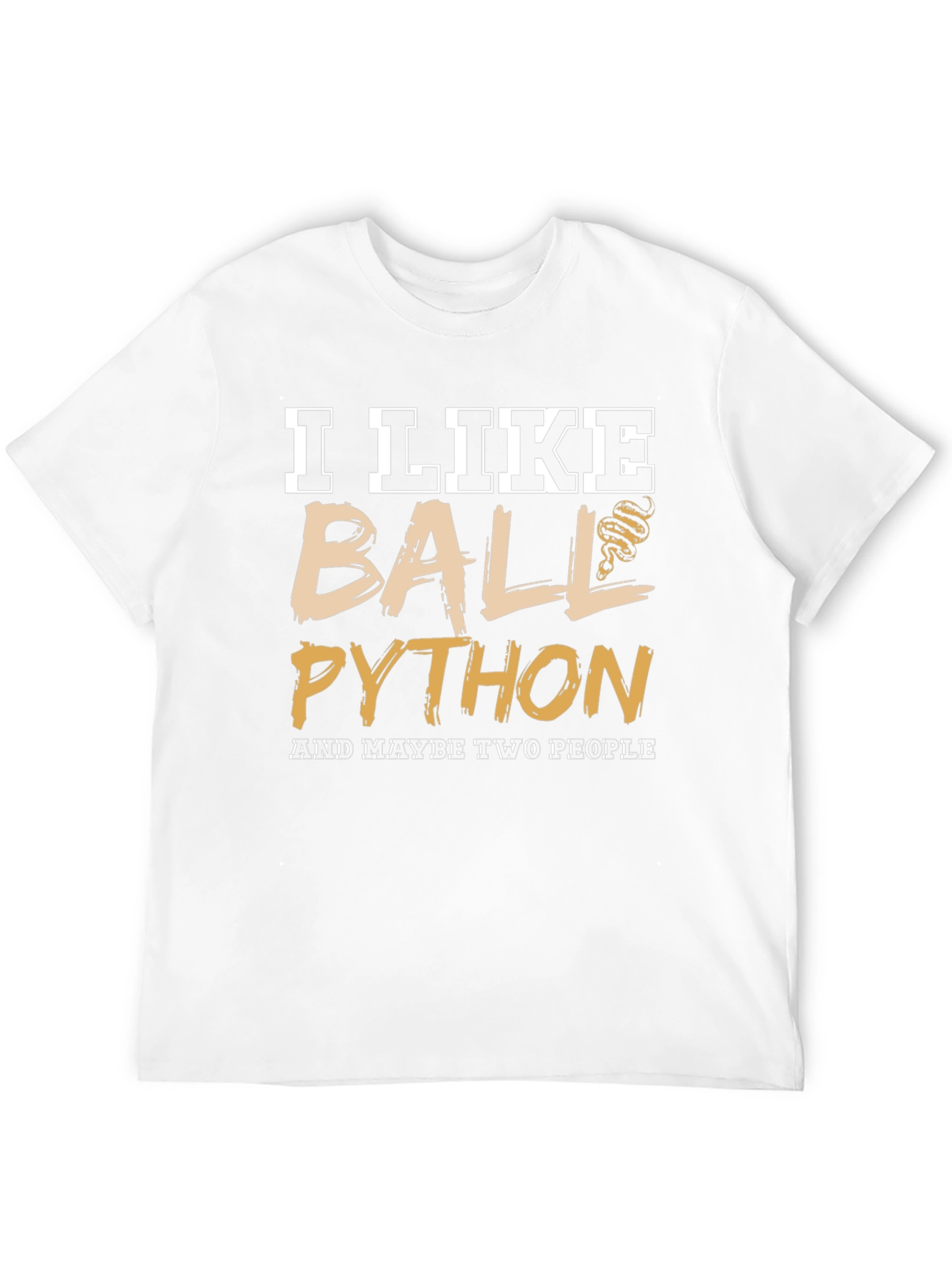 Black I Like Ball Python T-Shirt view 12