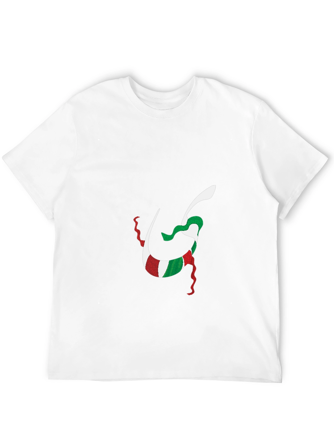 Black Stylish Black Tee with Unique Graphic Design view 12