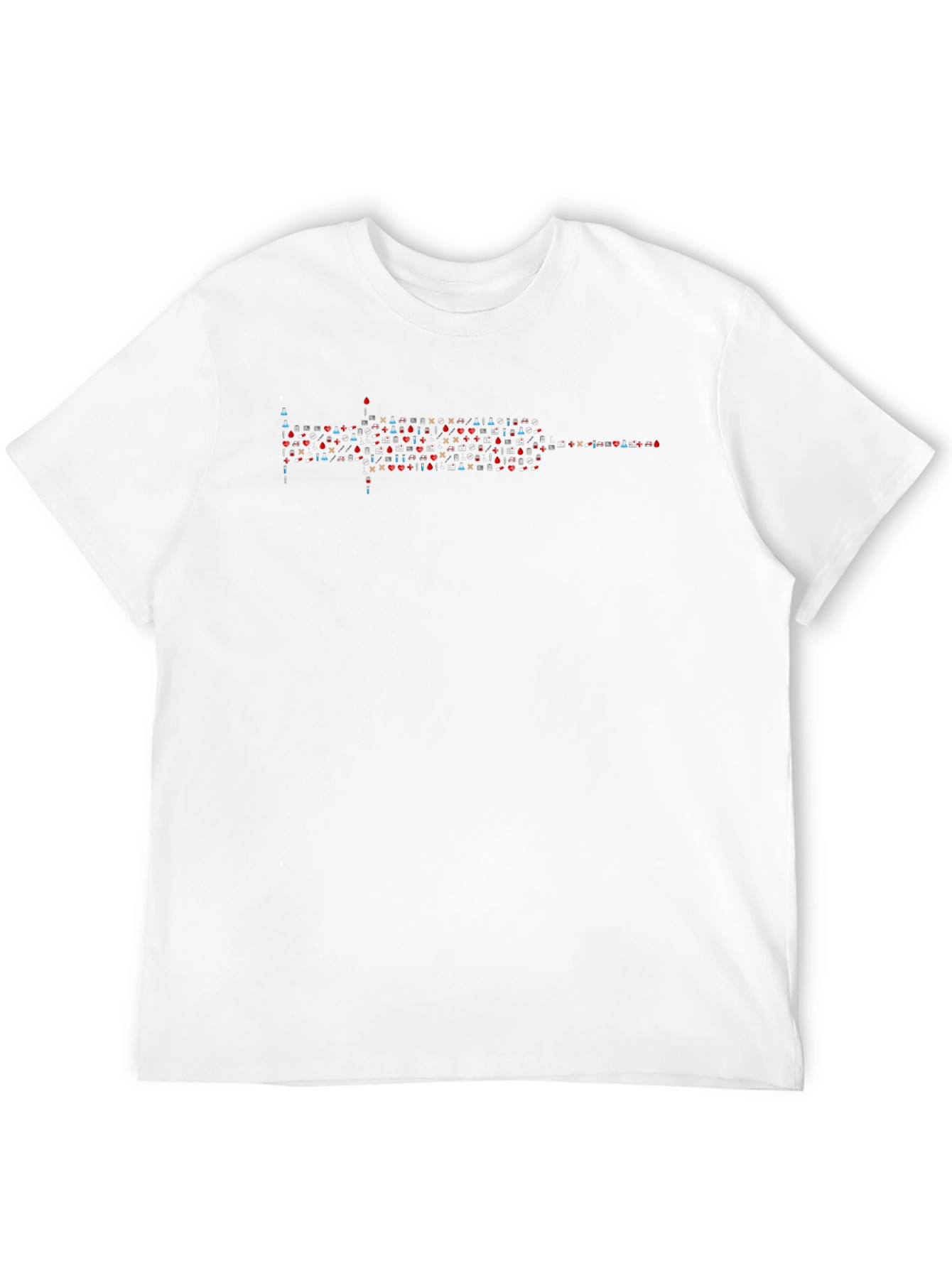 Black Emoji Syringe Graphic Tee - Cool & Unique Black T-Shirt view 12