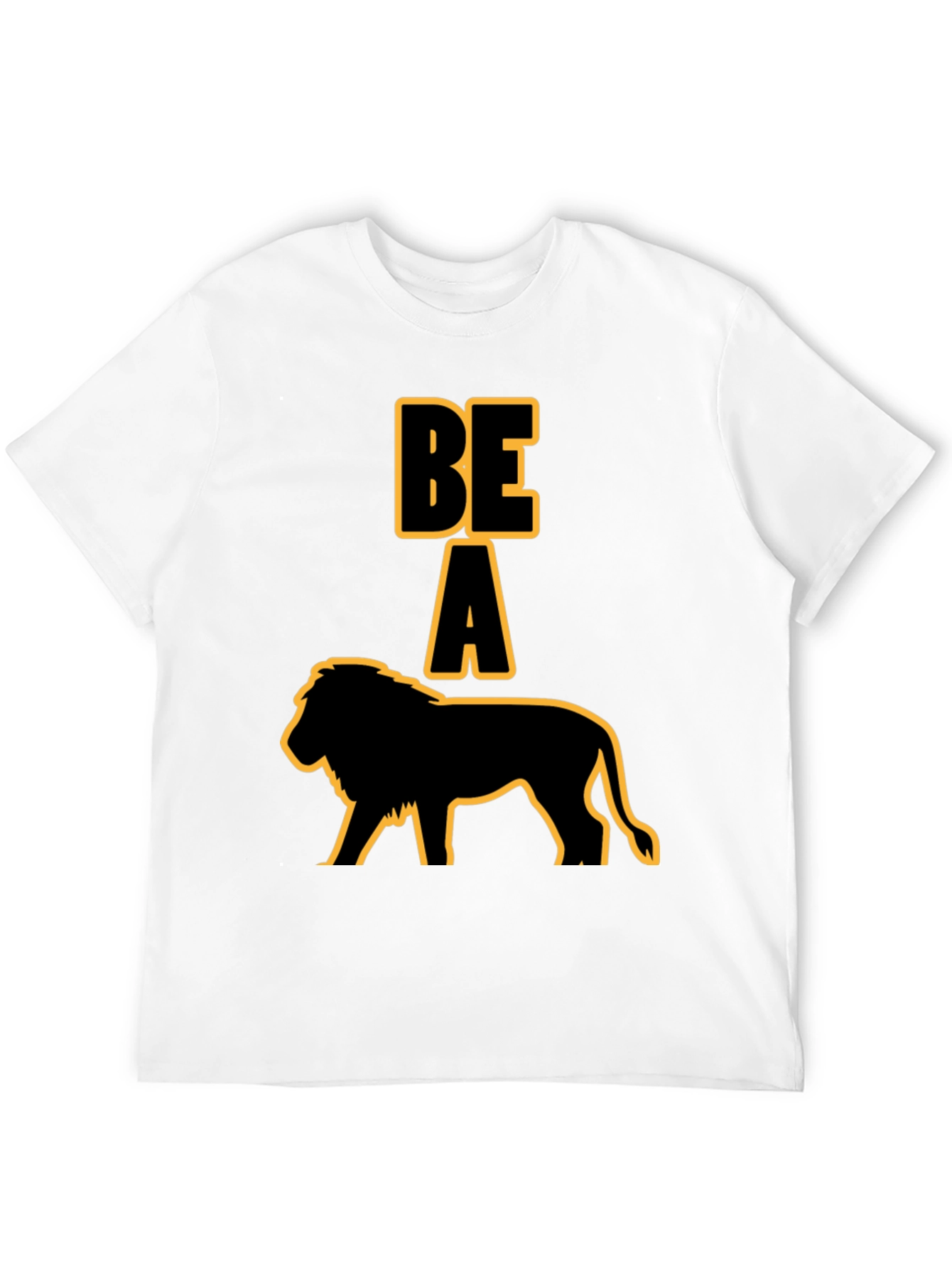 Black Be A Lion Graphic T-Shirt - Bold Statement Tee view 12