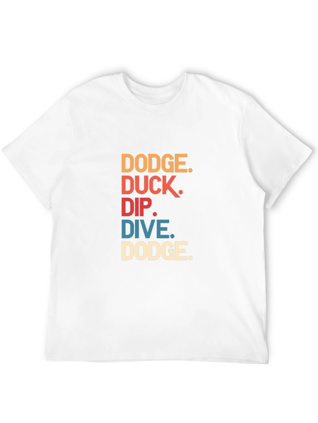 Black Dodge Duck Dip Dive Dodge T-Shirt view 12