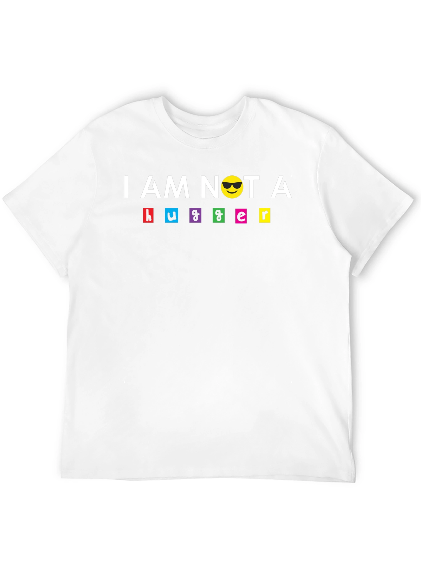 Black I Am Not a Hugger T-Shirt Funny Introvert Tee view 12