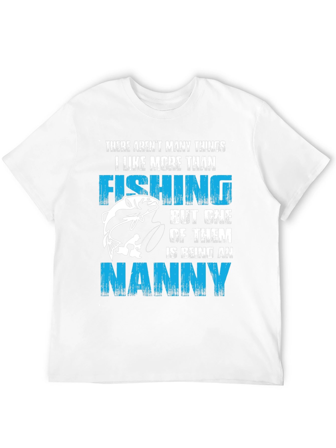 Black Fishing Nanny T-Shirt: Best Gift for Nanny Who Loves Fishing view 12