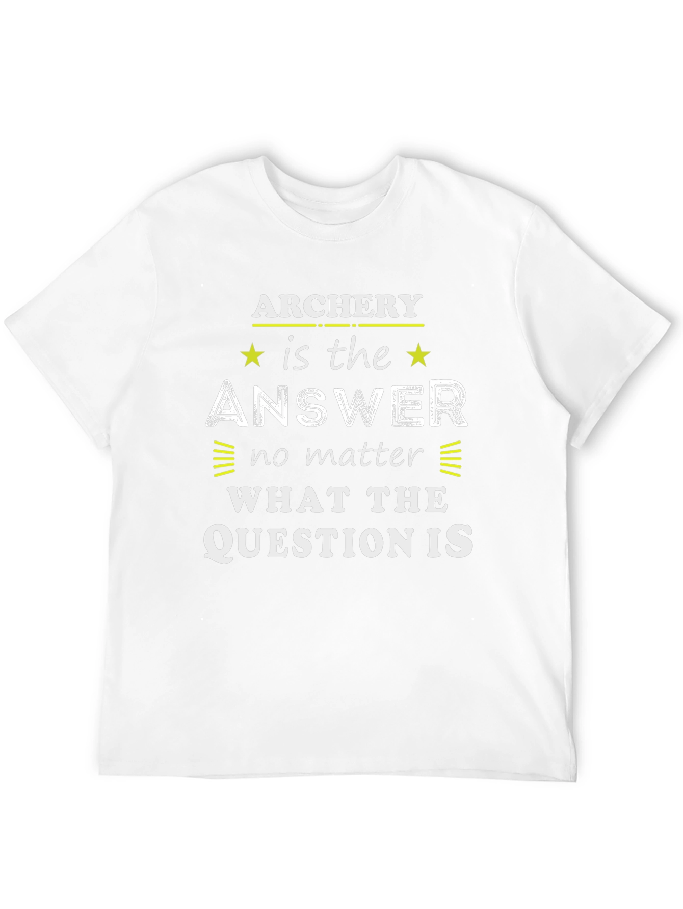 Black Archery is the Answer T-Shirt view 12