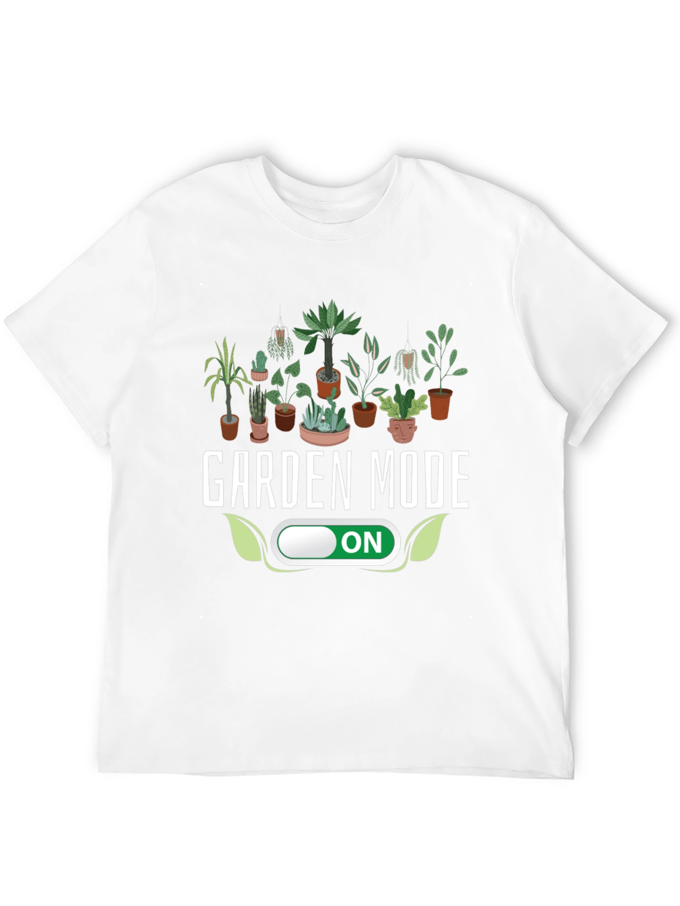 Black Garden Mode ON T-Shirt view 12