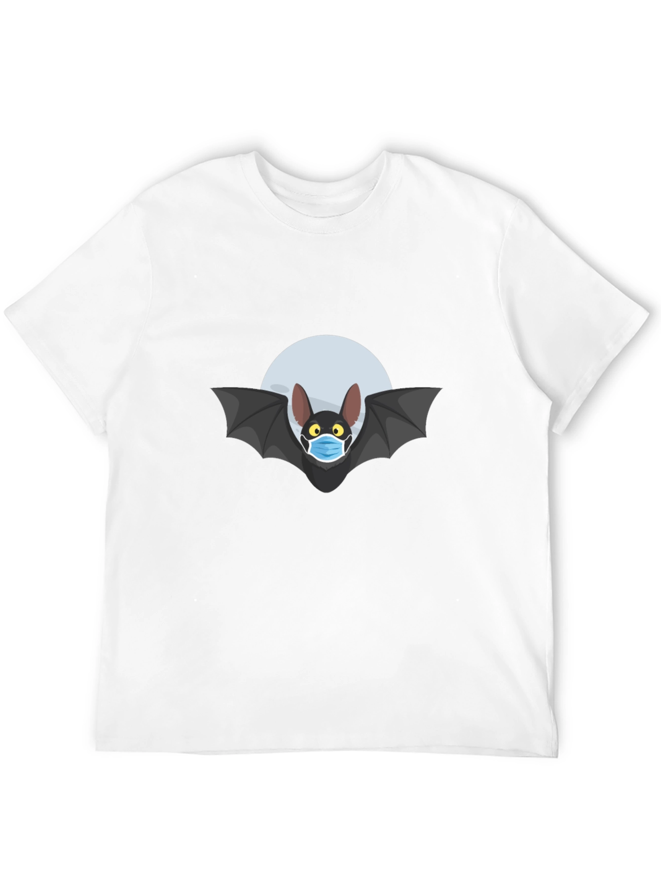 Black Masked Bat T-Shirt - Spooky Season Essential view 12