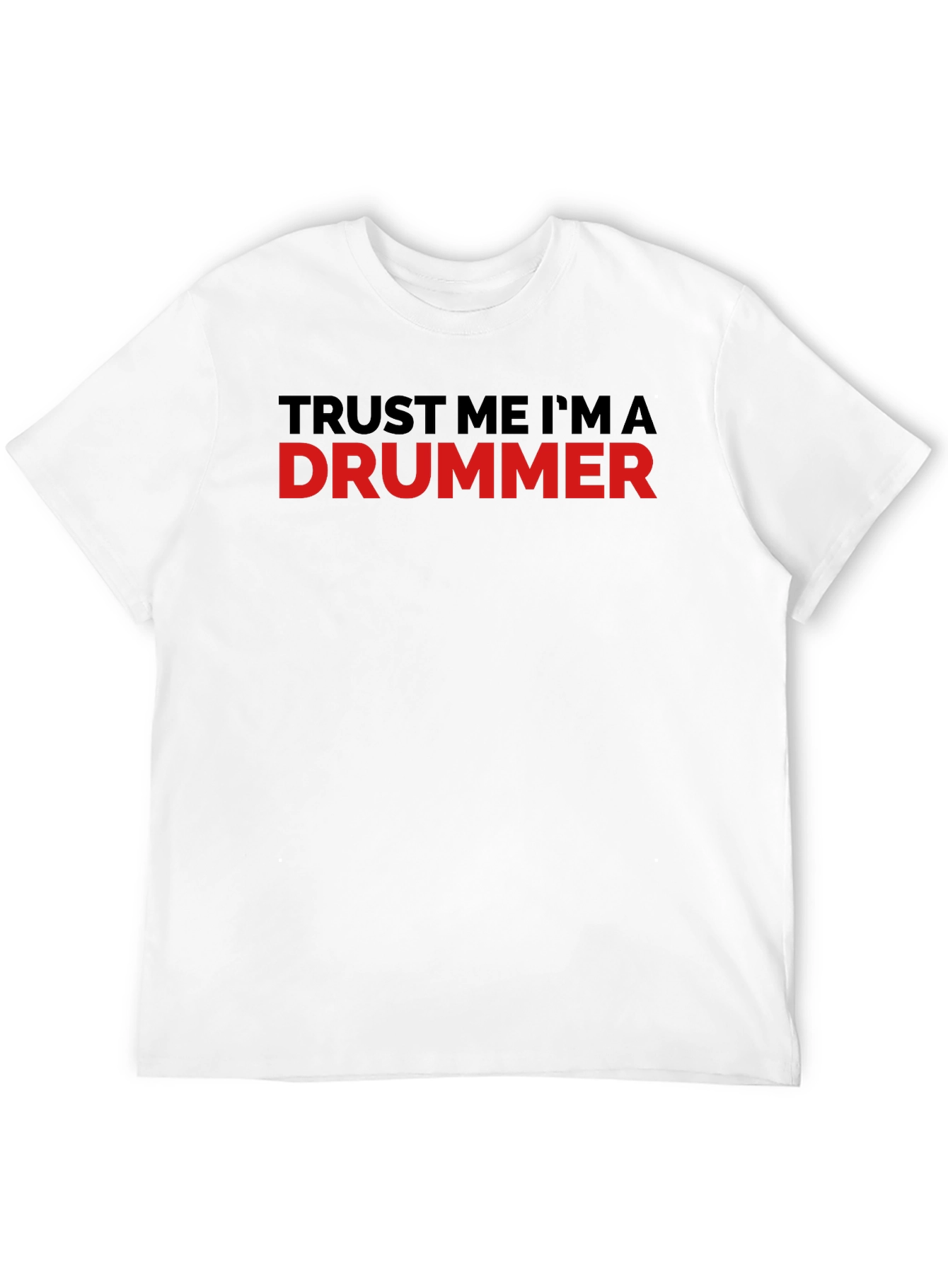 Black Trust Me I'm A Drummer Black T-Shirt view 12