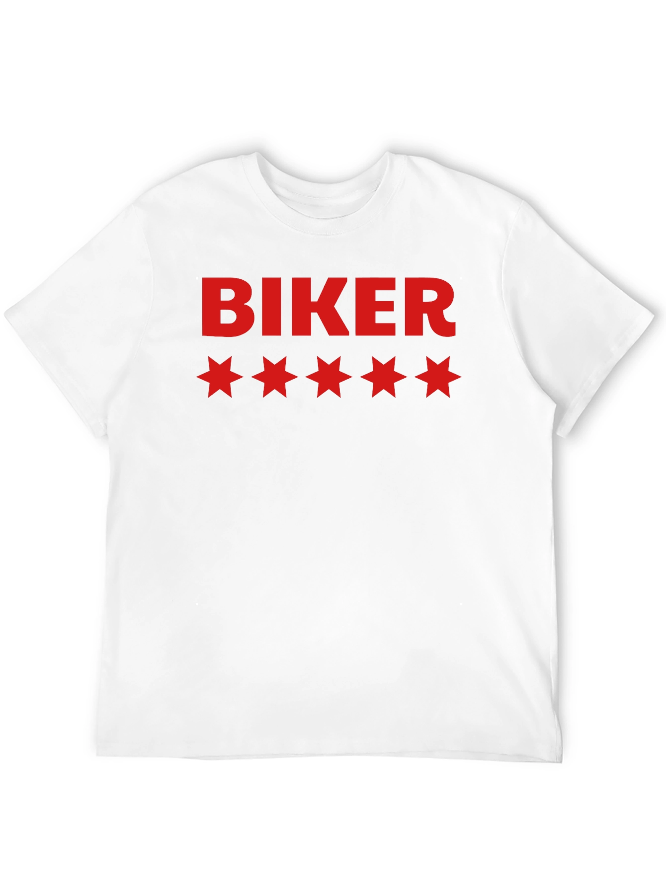 Black Biker Star Graphic T-Shirt - Cool Casual Tee view 12