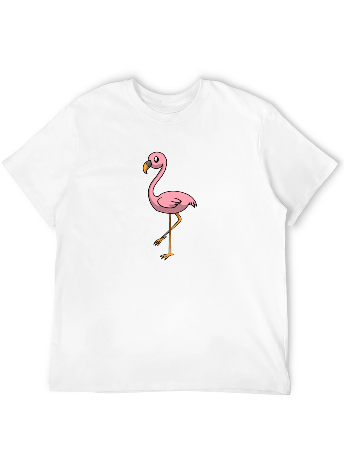 Black Flamingo Graphic Tee - Black Casual T-Shirt view 12