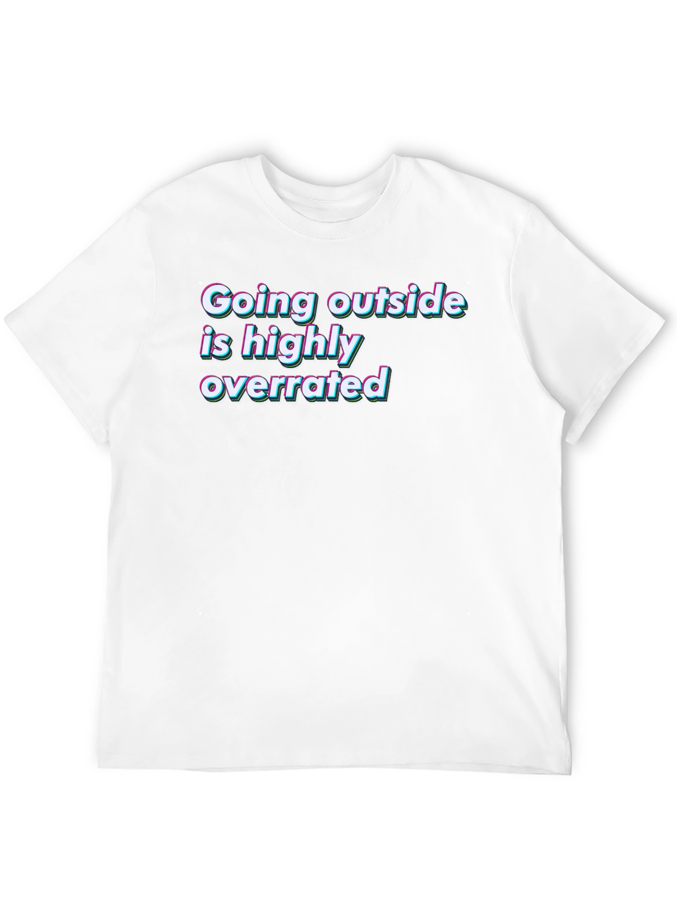 Black Funny "Going Outside" Graphic Tee view 12