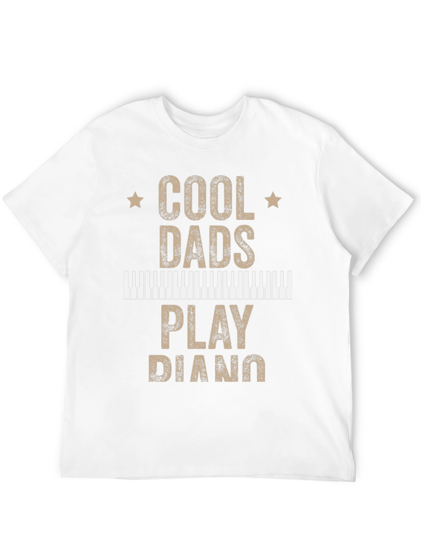 Black Cool Dads Play Piano T-Shirt view 12