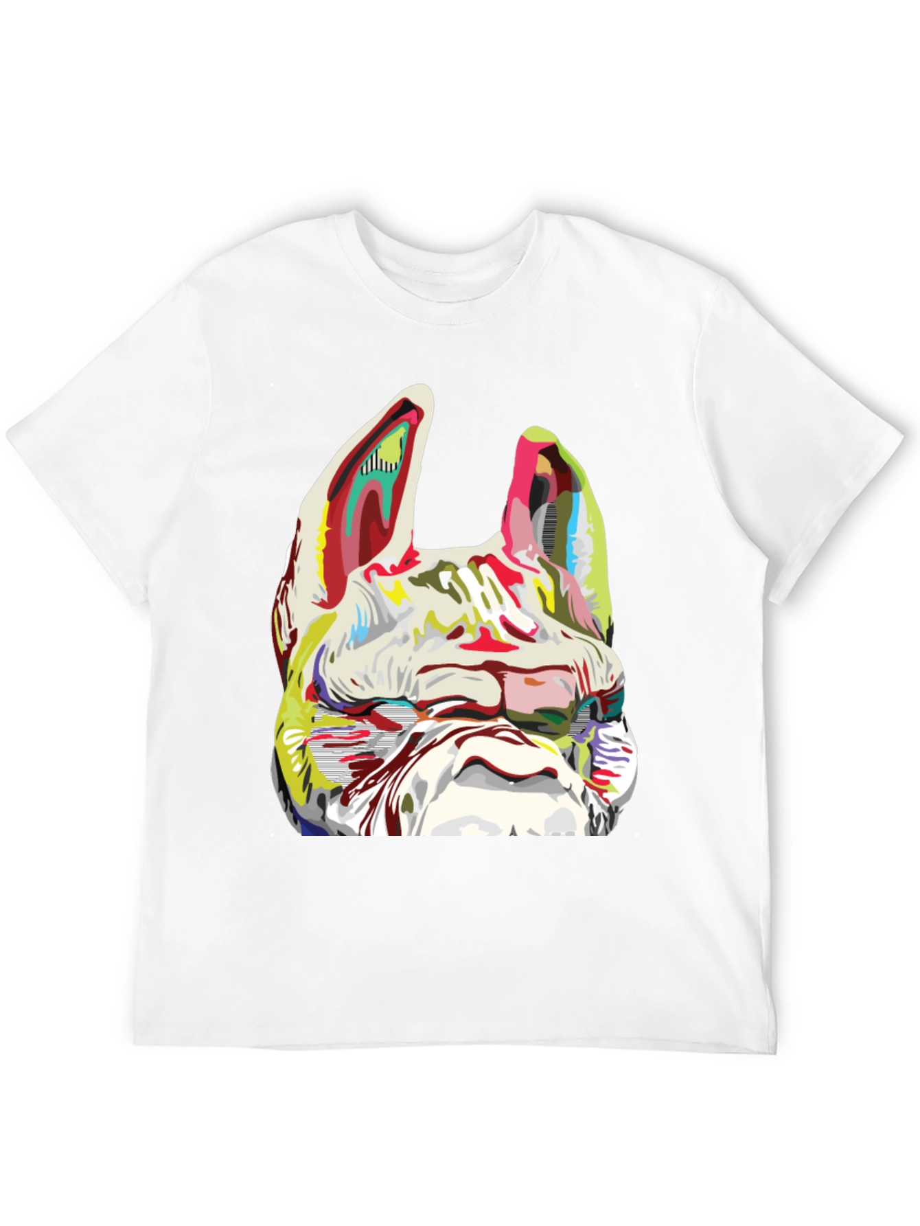 Black Dog Graphic Print Crew Neck T-Shirt view 12