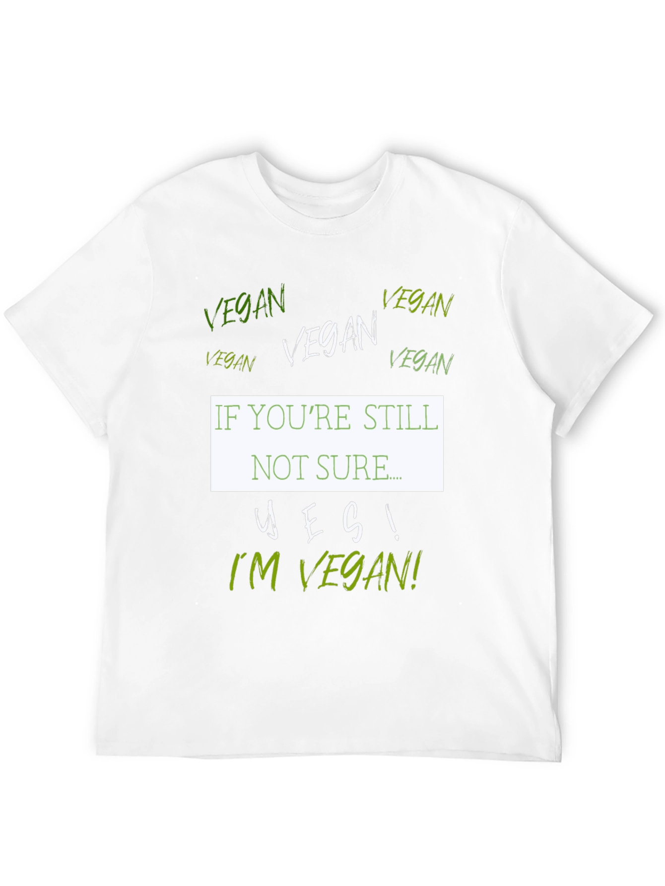Black Vegan T-Shirt - "If You're Still Not Sure..." view 12