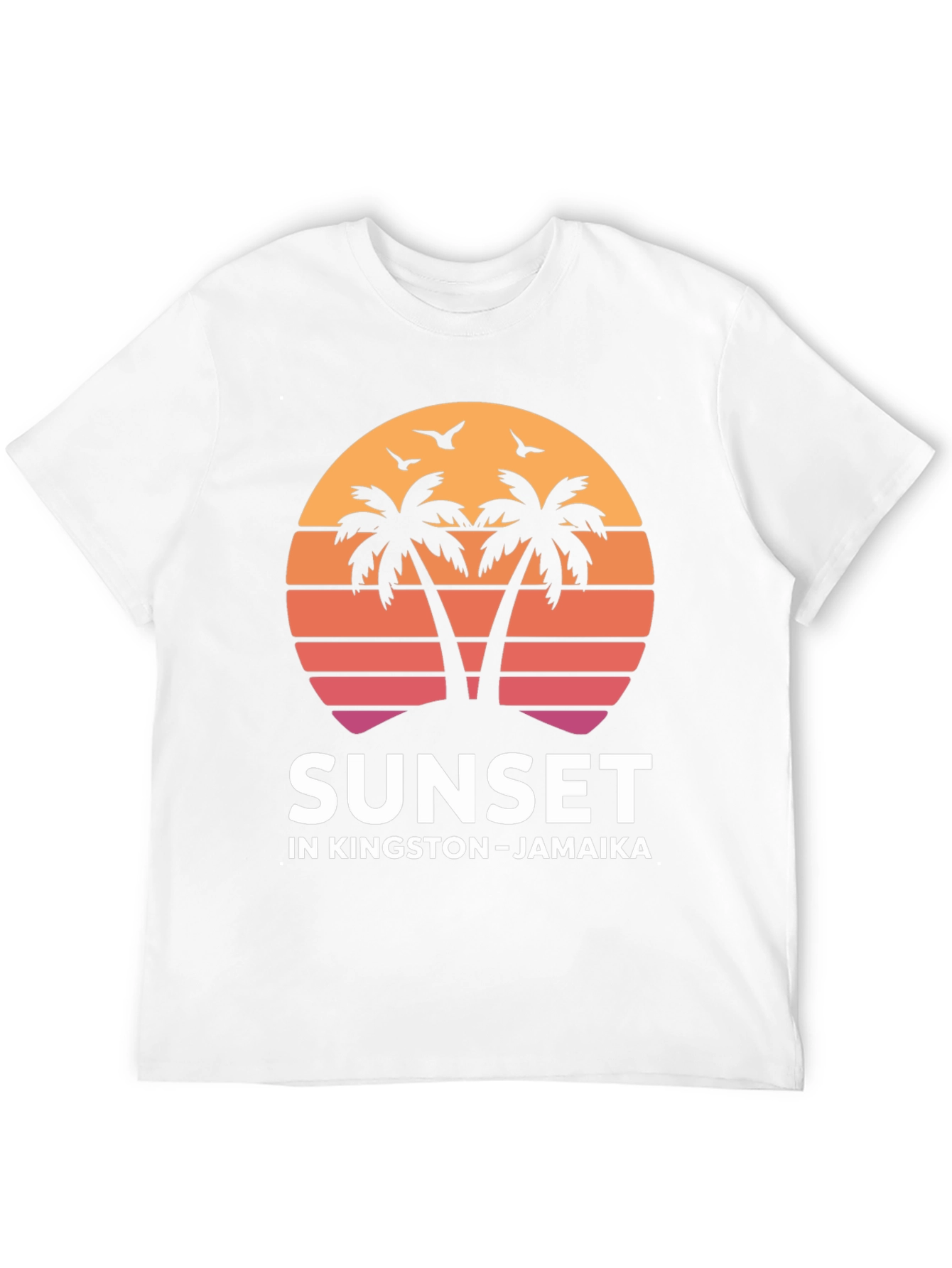 Black Sunset in Kingston Jamaica T-Shirt view 12