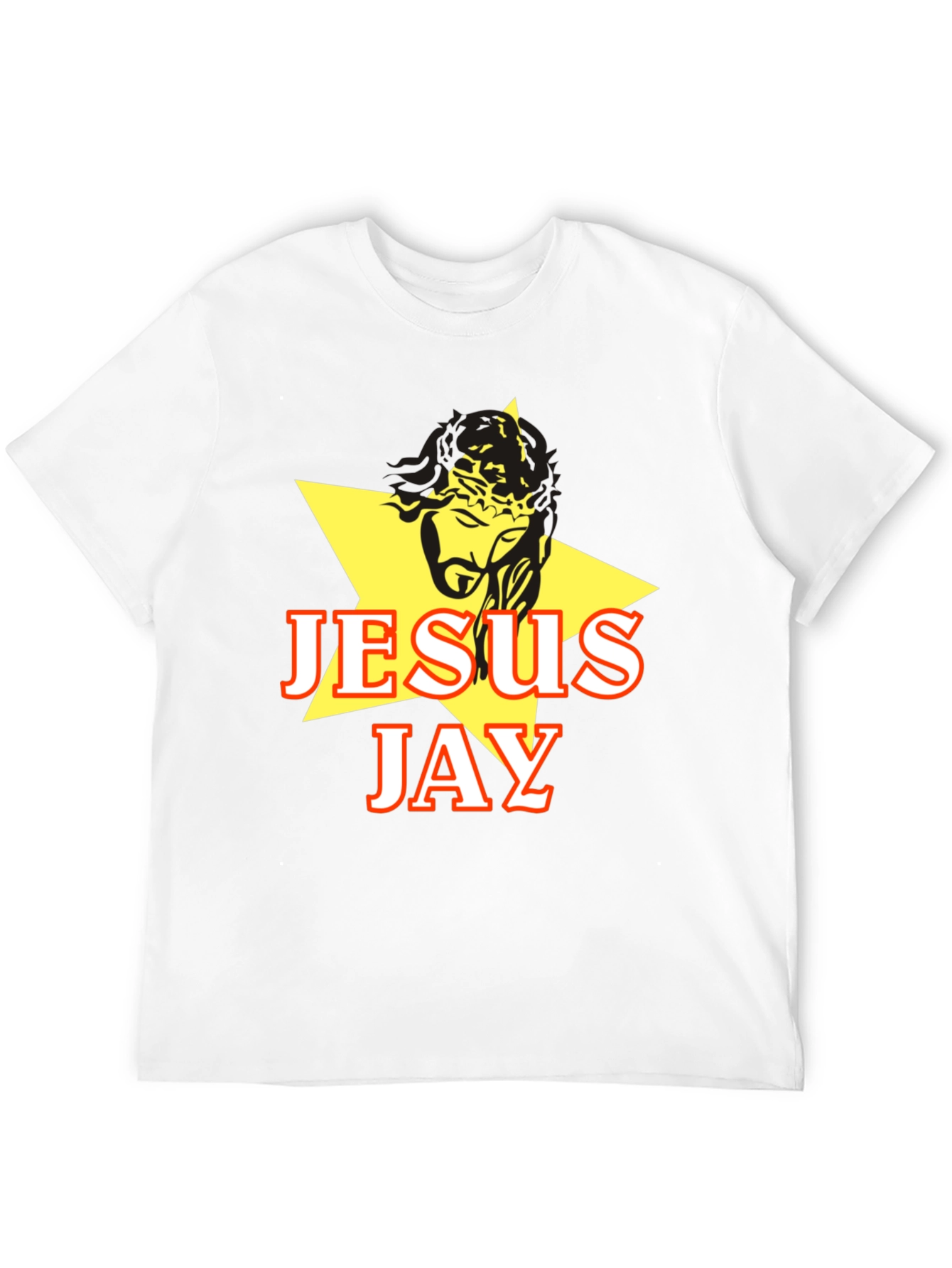 Black Jesus Jay Graphic T-Shirt - Black Cotton Blend view 12