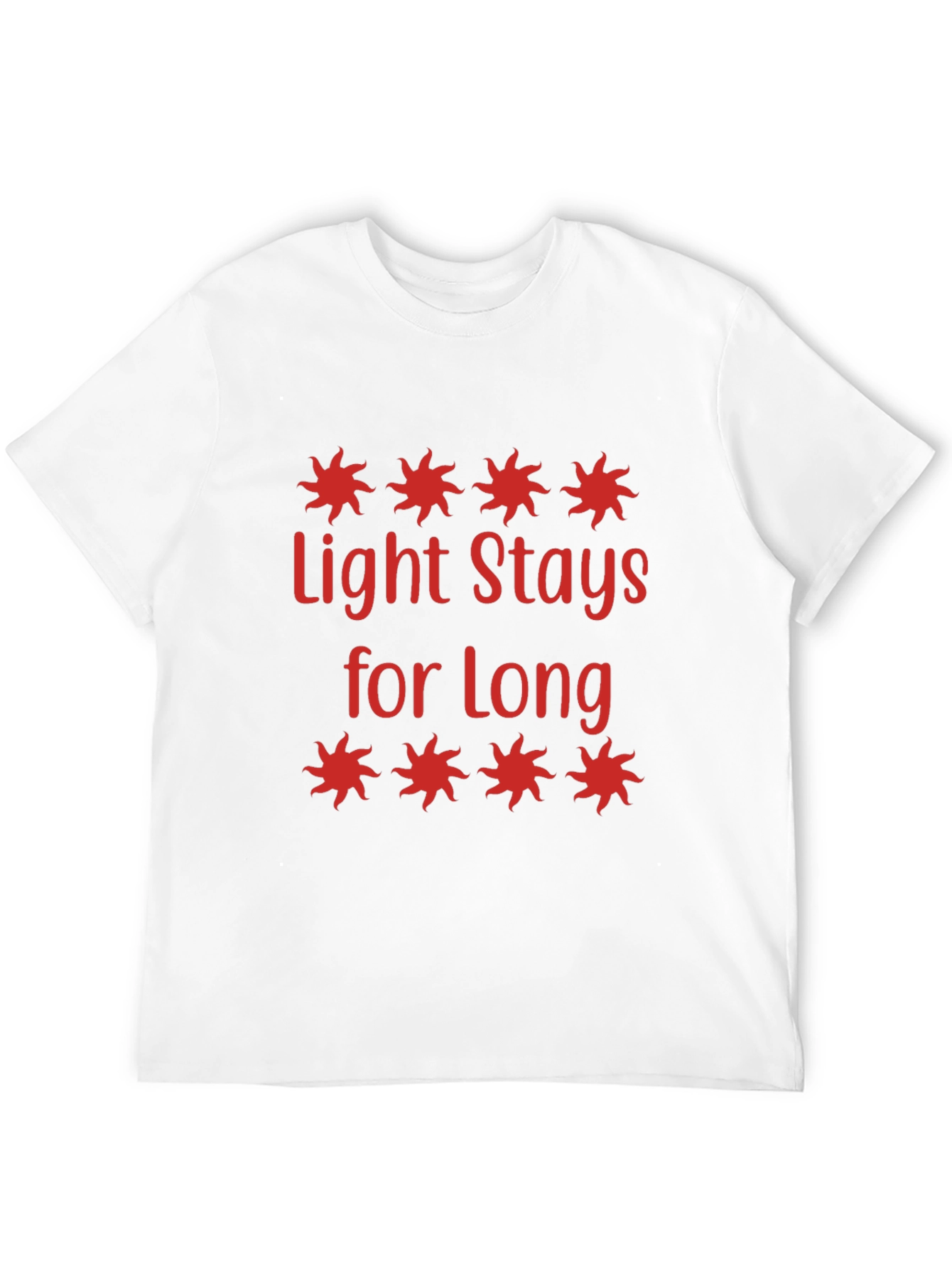 Black Light Stays for Long T-Shirt view 12