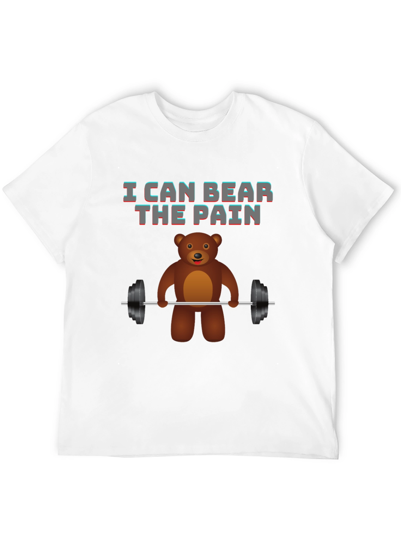 Black I Can Bear The Pain T-Shirt, Gym Humor, Workout Tee view 12