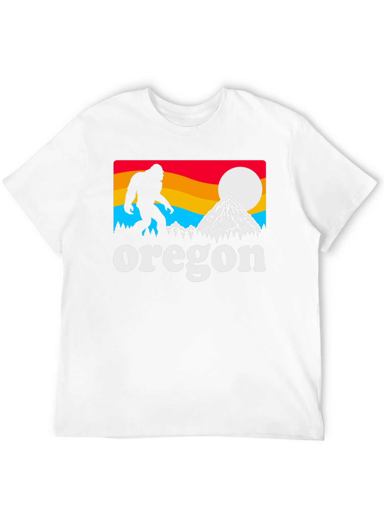 Black Oregon Bigfoot Graphic Tee - Black view 12
