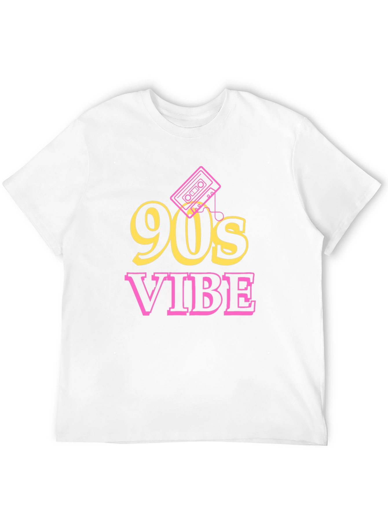 Black 90s Vibe Graphic Tee - Retro Style view 12