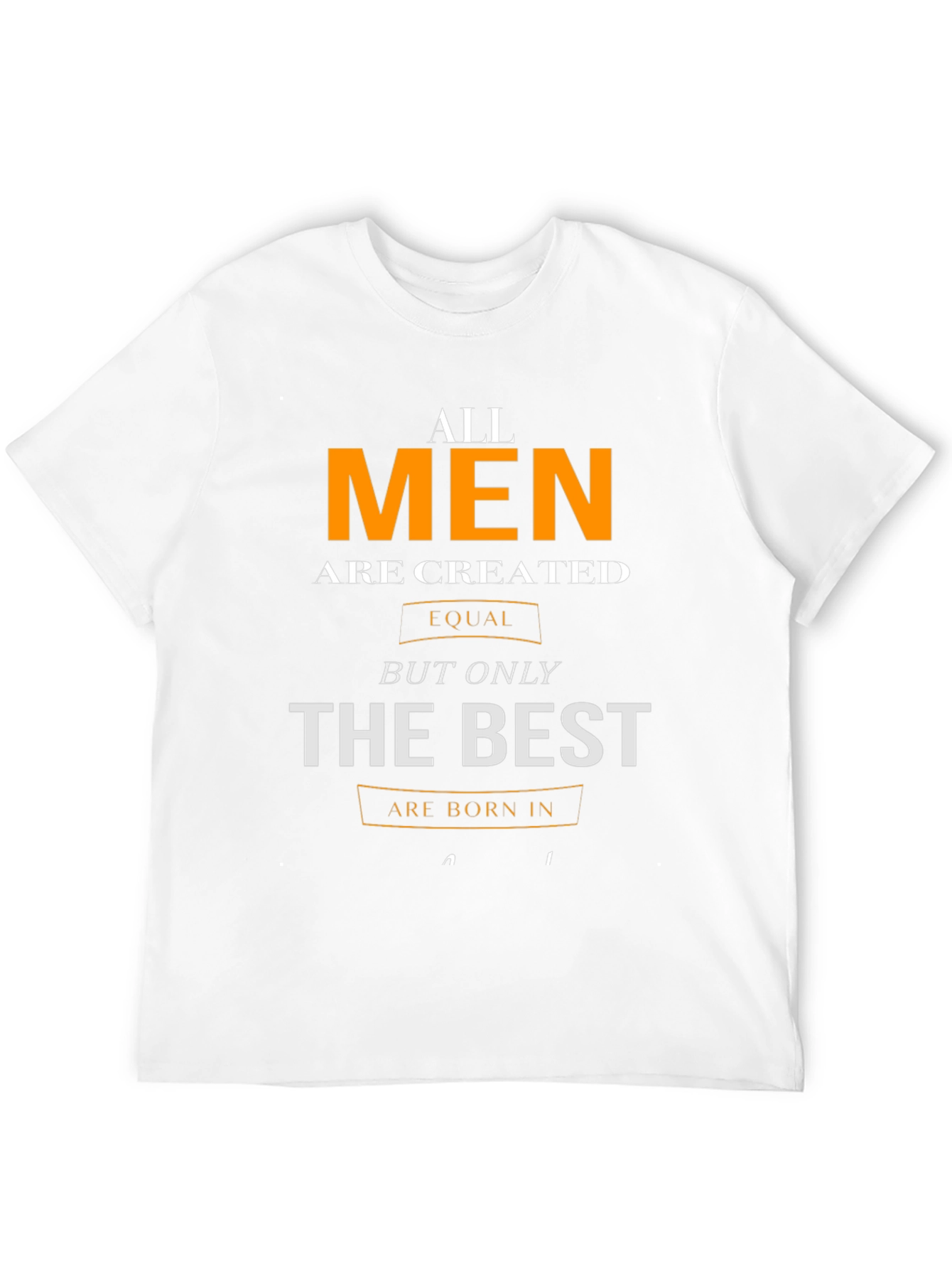 Black All Men Are Created Equal Graphic T-Shirt view 12