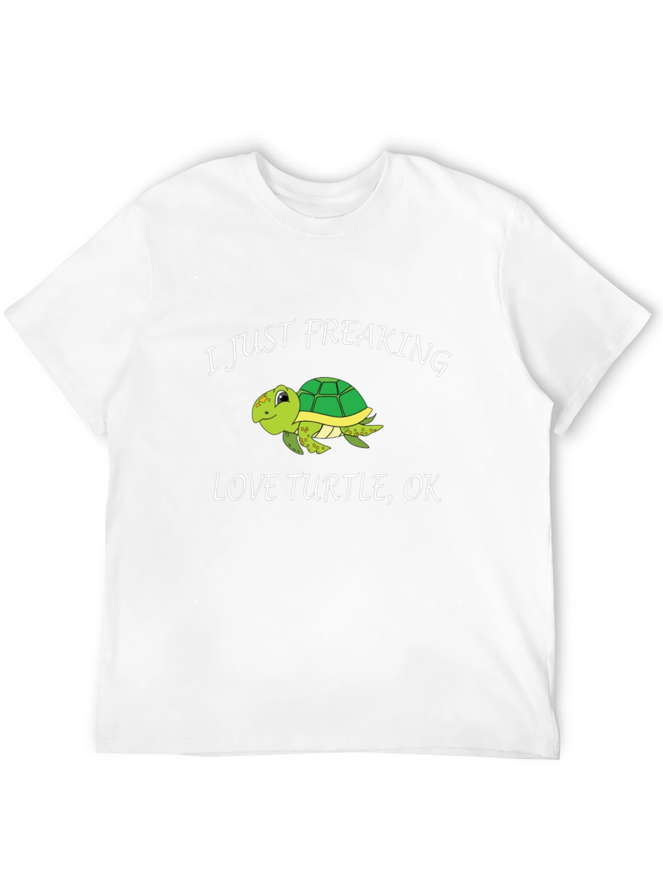 Black I Just Freaking Love Turtles T-Shirt view 12