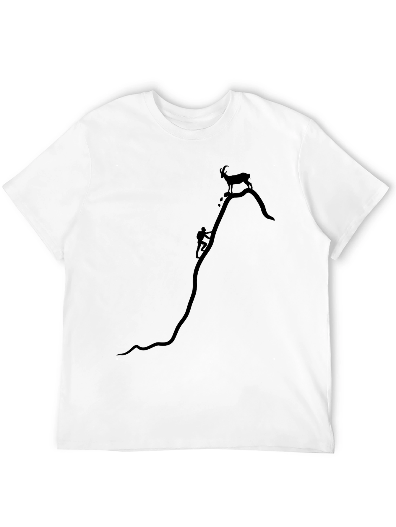 Black Black Mountain Climber Graphic Tee view 12