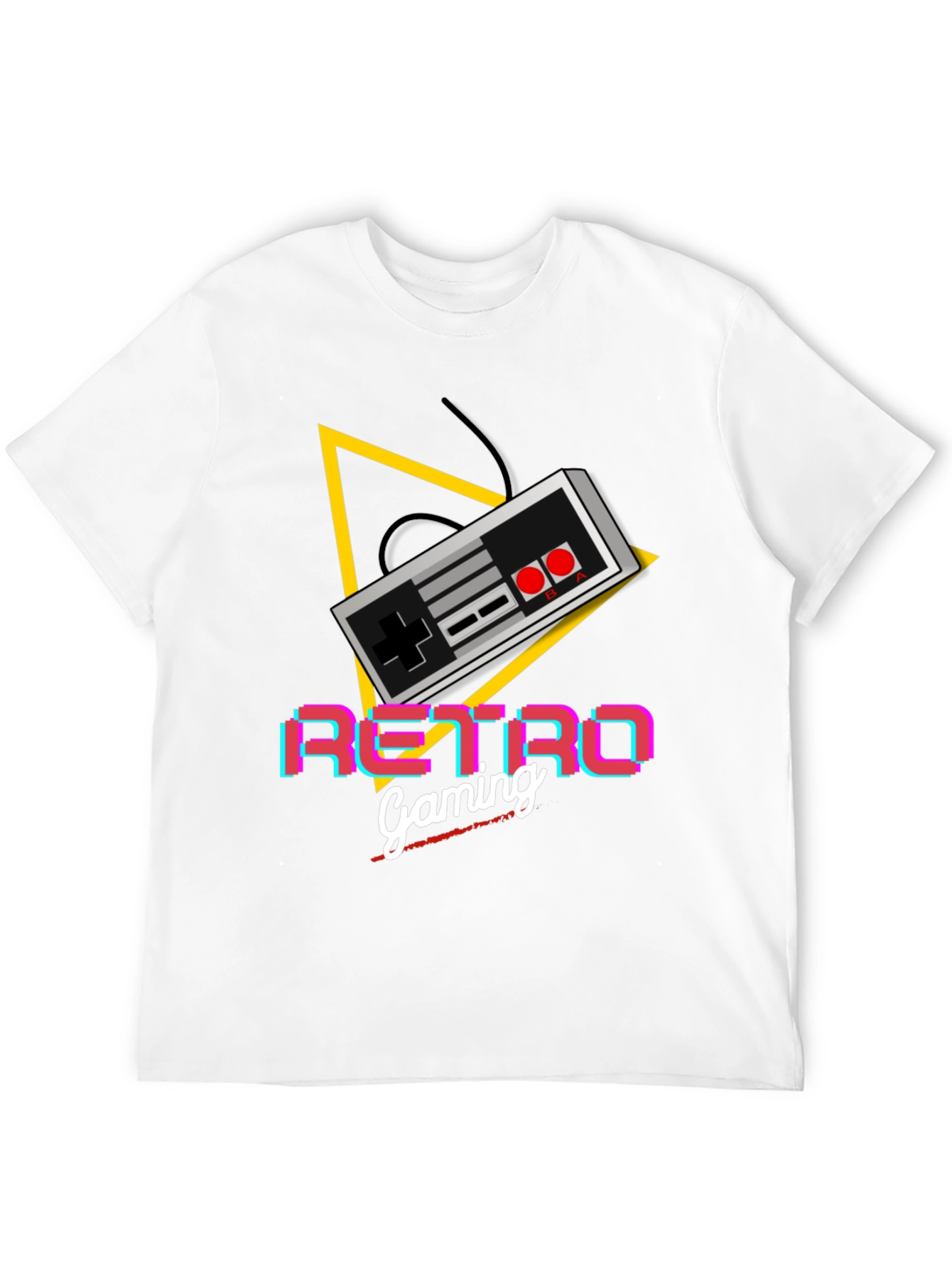 Black Retro Gaming T-Shirt view 12