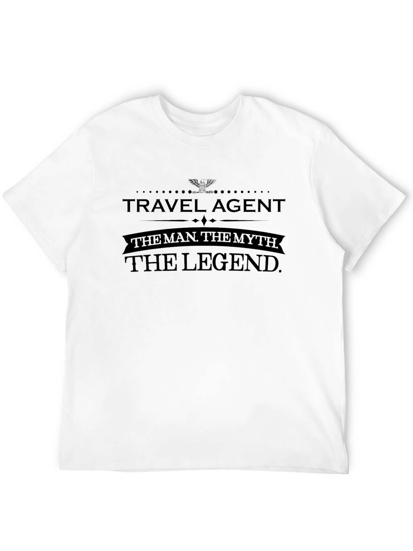 Black Travel Agent The Man The Myth The Legend T-Shirt view 12
