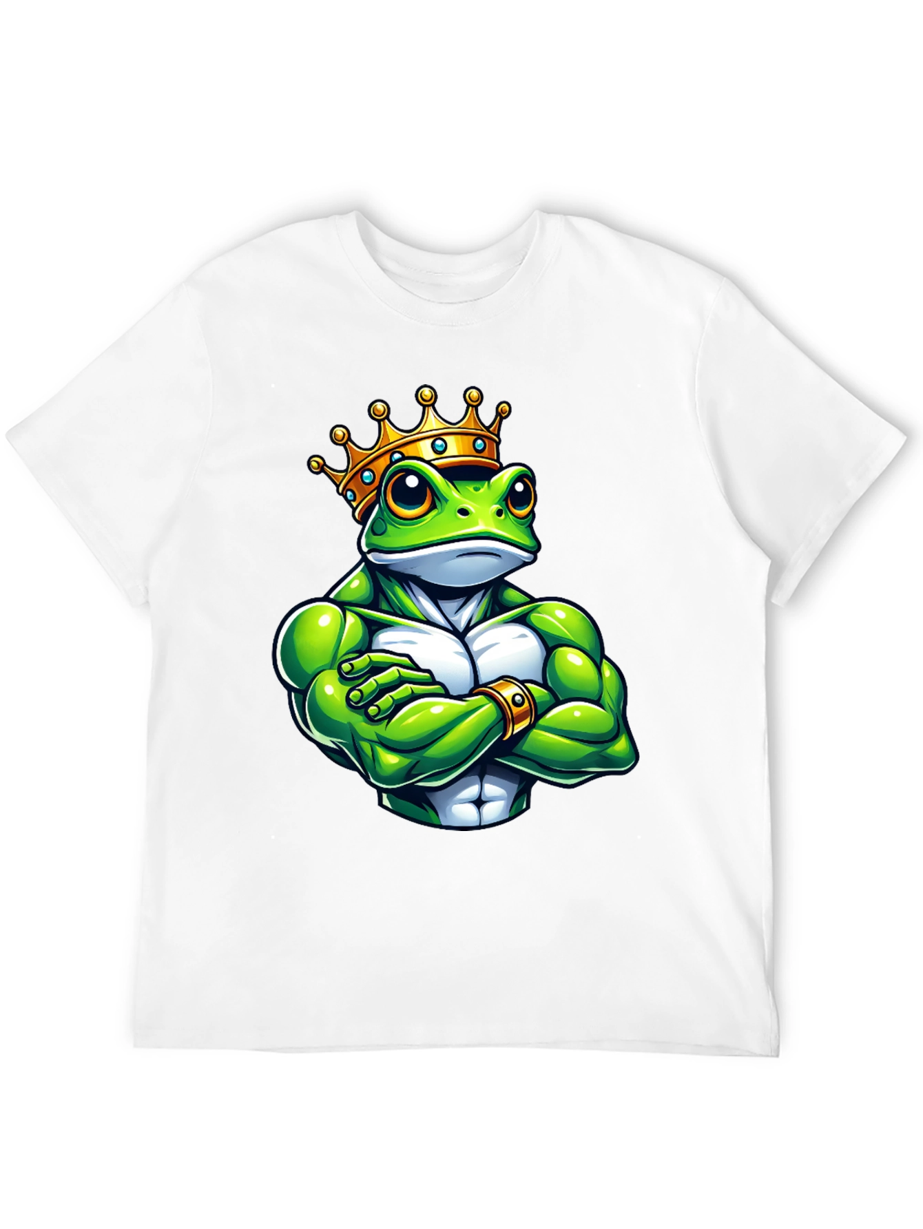 Black Frog King Graphic Tee - Black T-Shirt view 12
