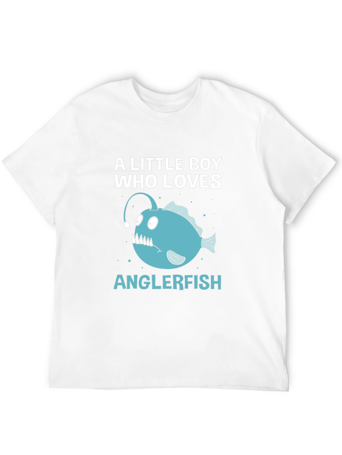 Black Anglerfish Lover T-Shirt - Boys Novelty Tee view 12