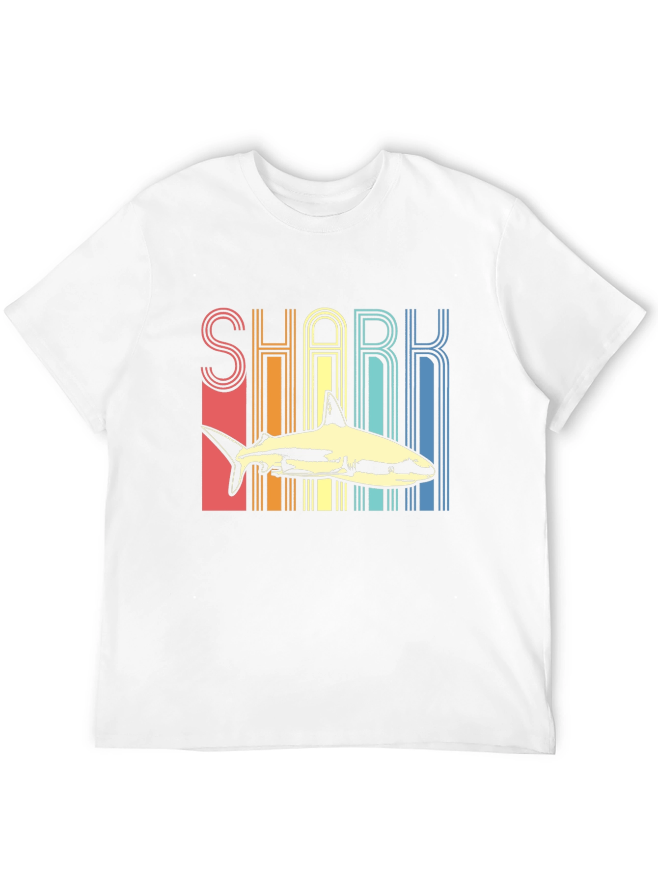 Black Retro Shark Graphic Tee view 12