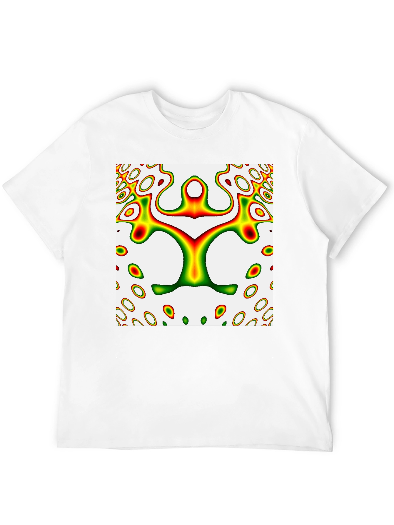 Black Abstract Art T-Shirt - Unique Graphic Tee view 12