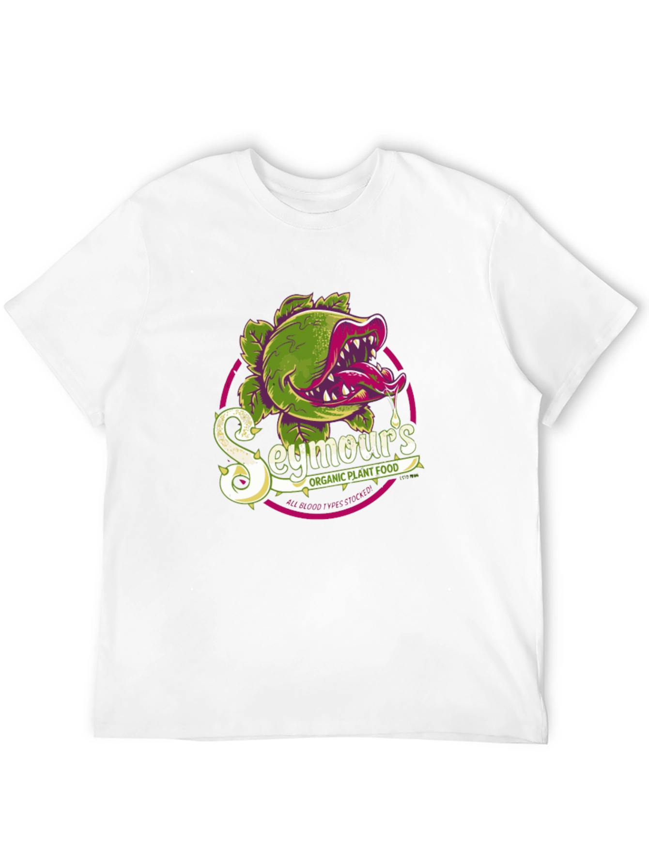 Black Seymour's Organic Plant Food Graphic T-Shirt view 12