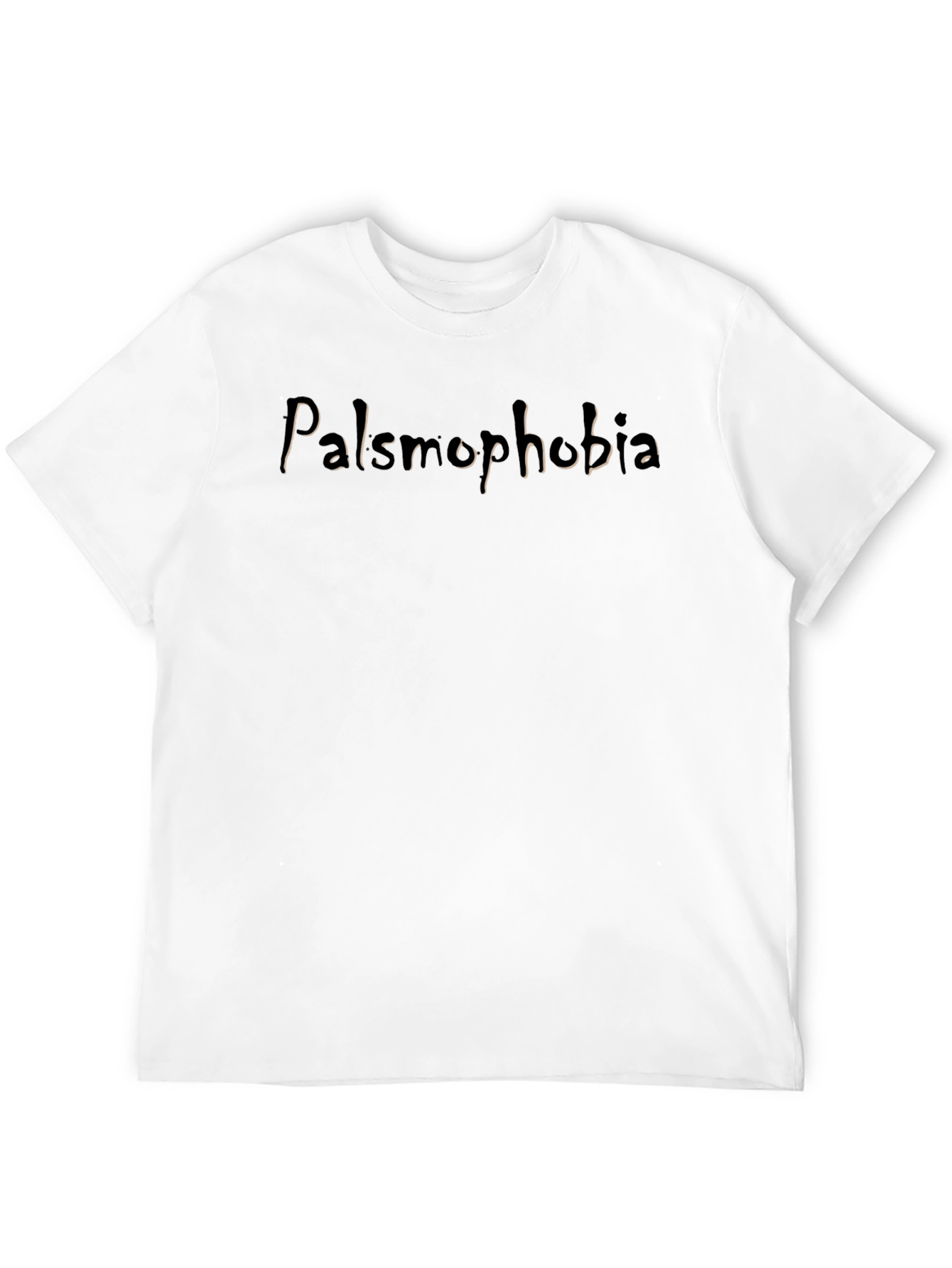 Black Palsmophobia Graphic T-Shirt view 12
