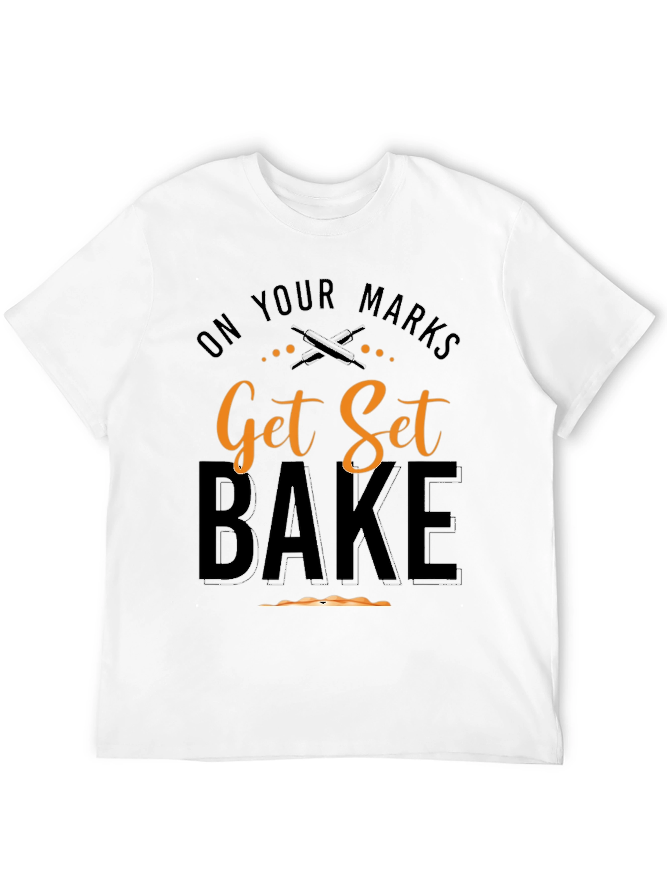 Black Get Set Bake Black T-Shirt view 12