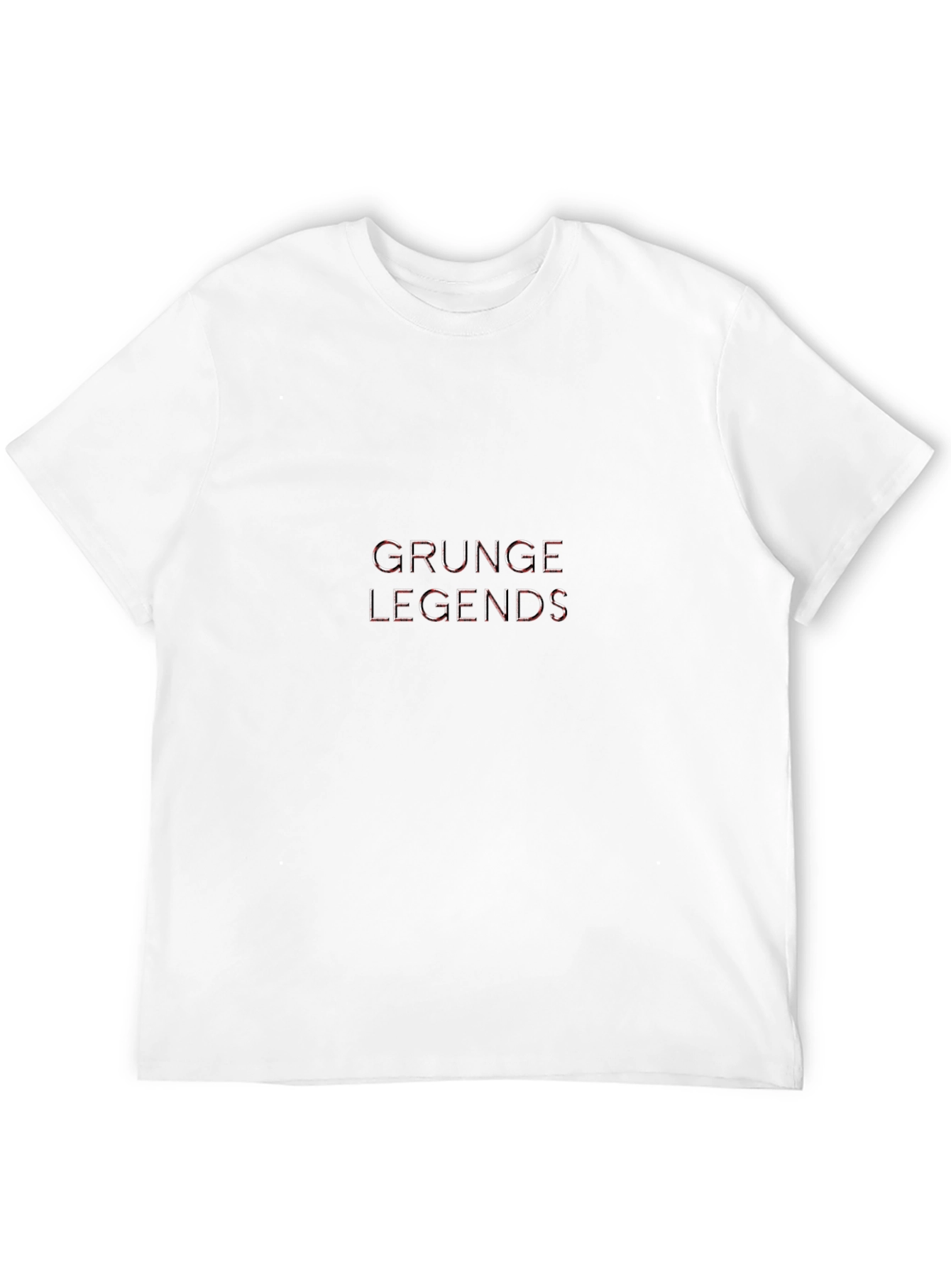 Black Grunge Legends Graphic Black T-Shirt view 12